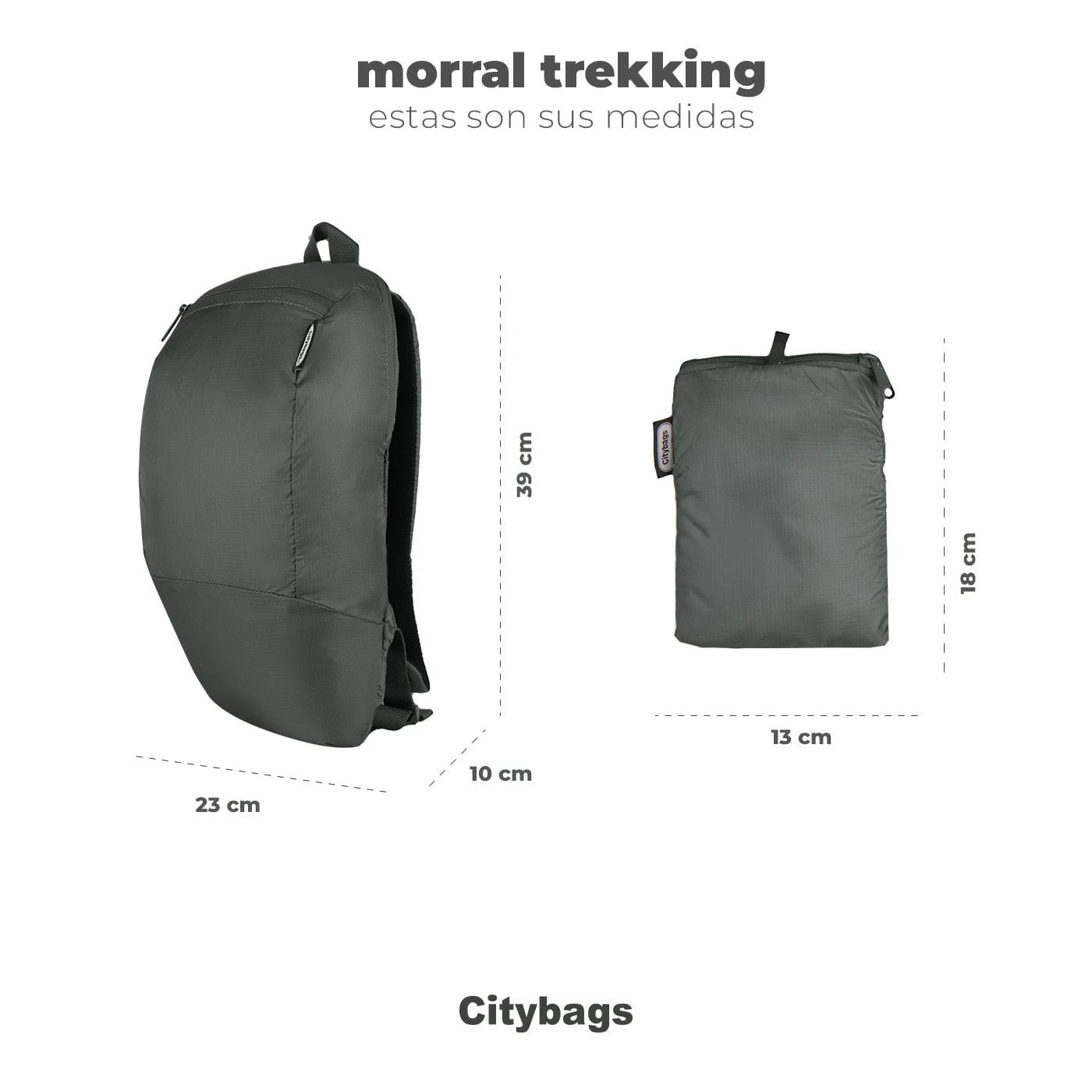 Morral Trekking ULTRA Estampado Nala Citybags Multicolor - imagen 6