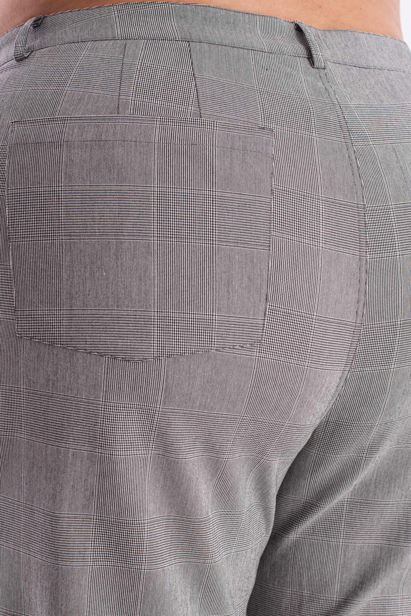Pantalón Cuadros Gris - imagen 7