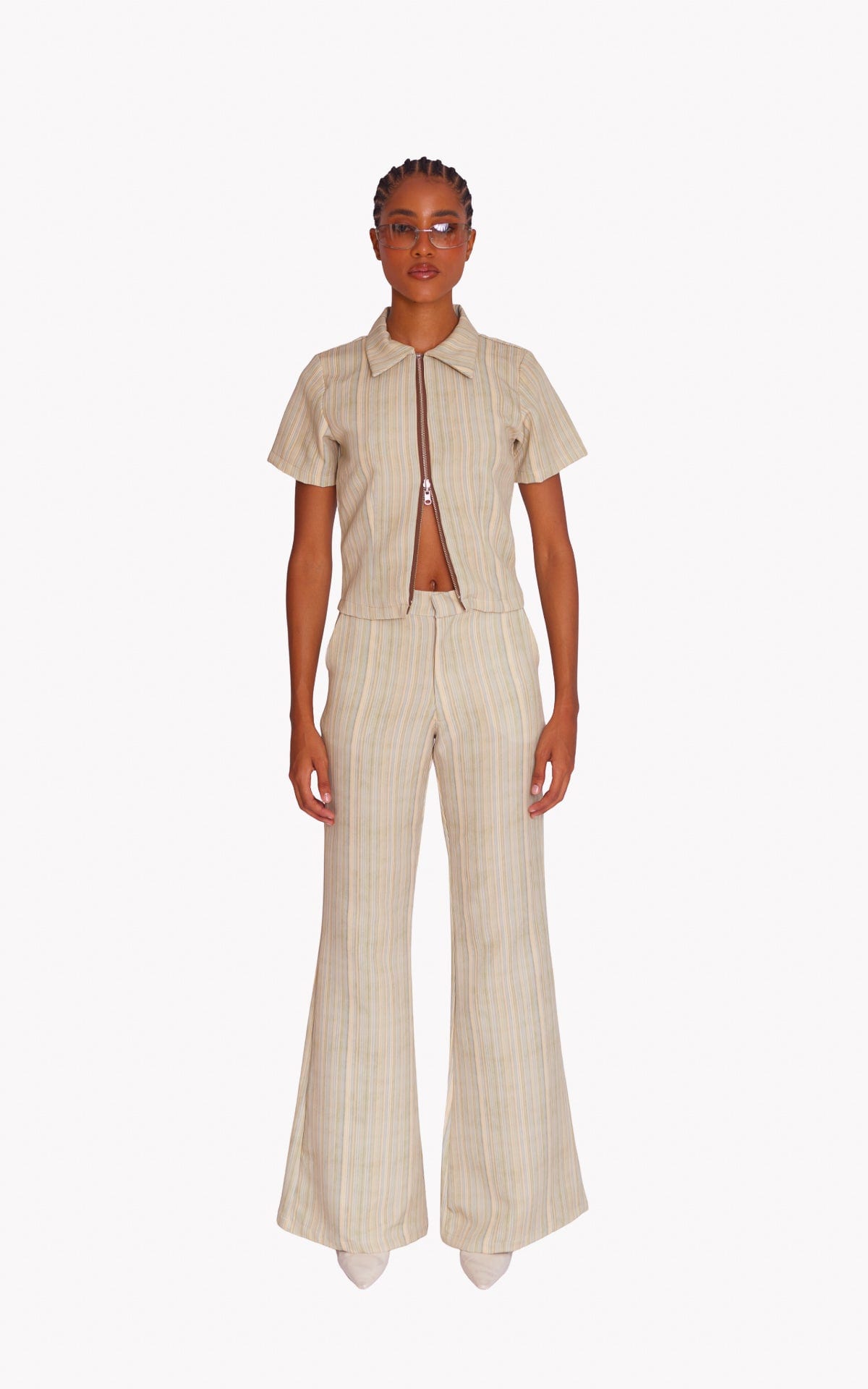 SAND ZIP-UP TOP - imagen 3