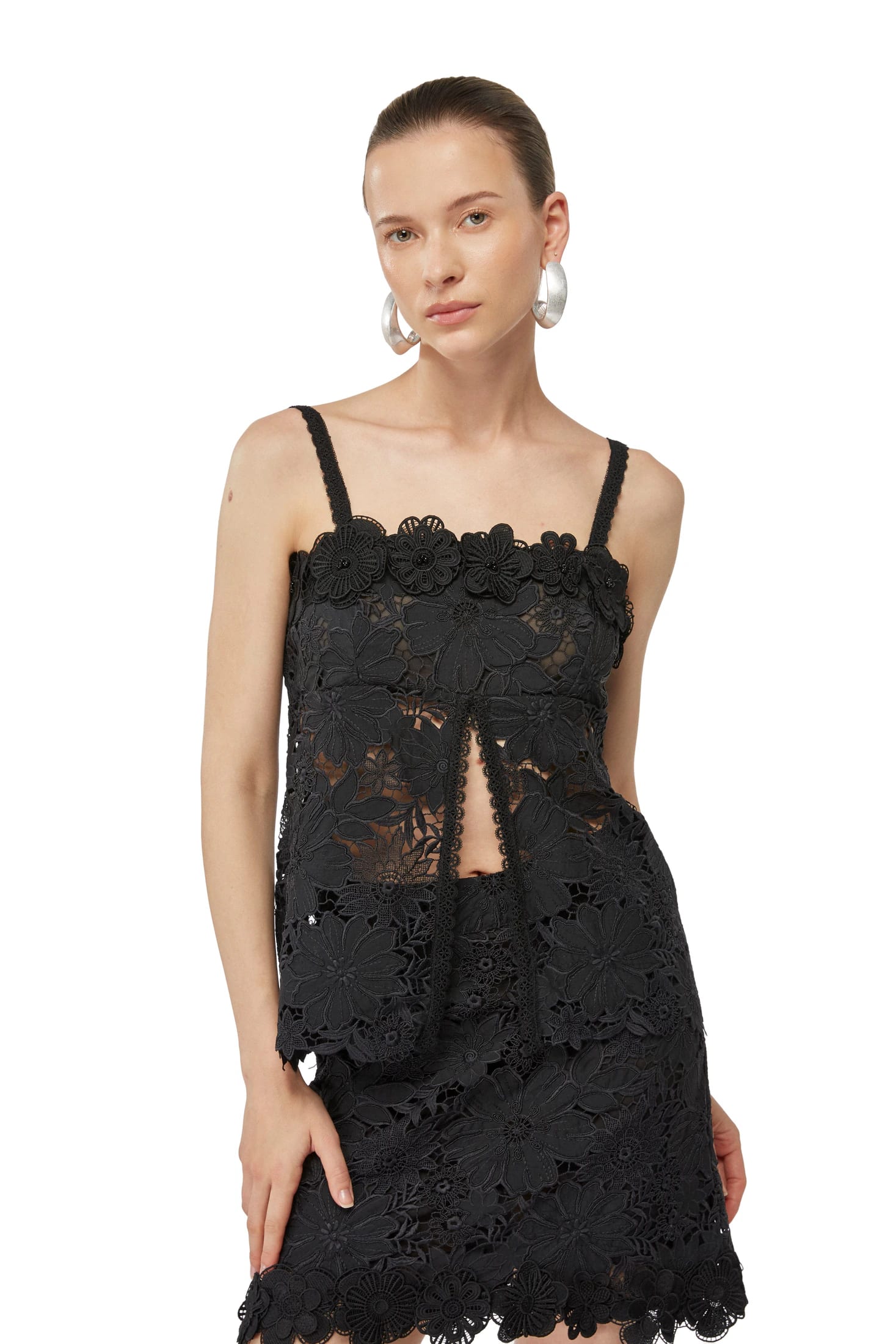 MAGNOLIA TOP BLACK - imagen 1