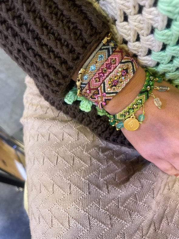 Kalepsu Wayuu bracelet - Nature Green - imagen 9