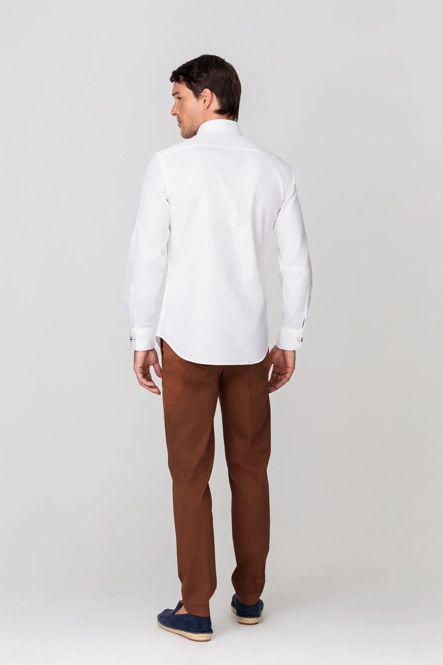 men’s cotton shirt white rx slim - imagen 3