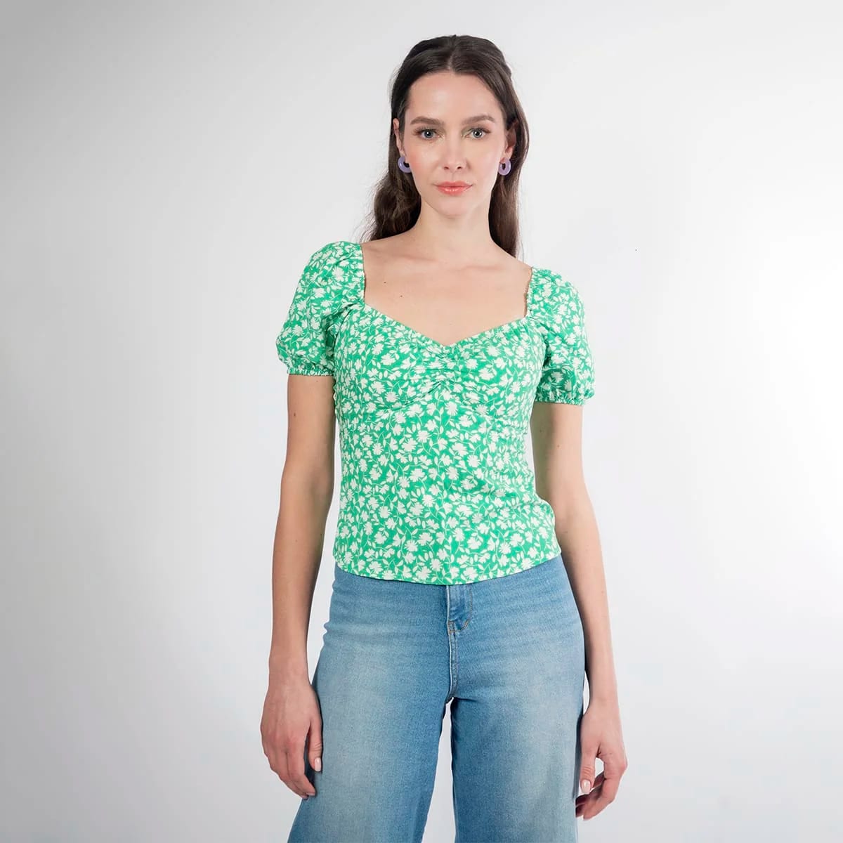 Blusa Manga Corta Tulips - imagen 2