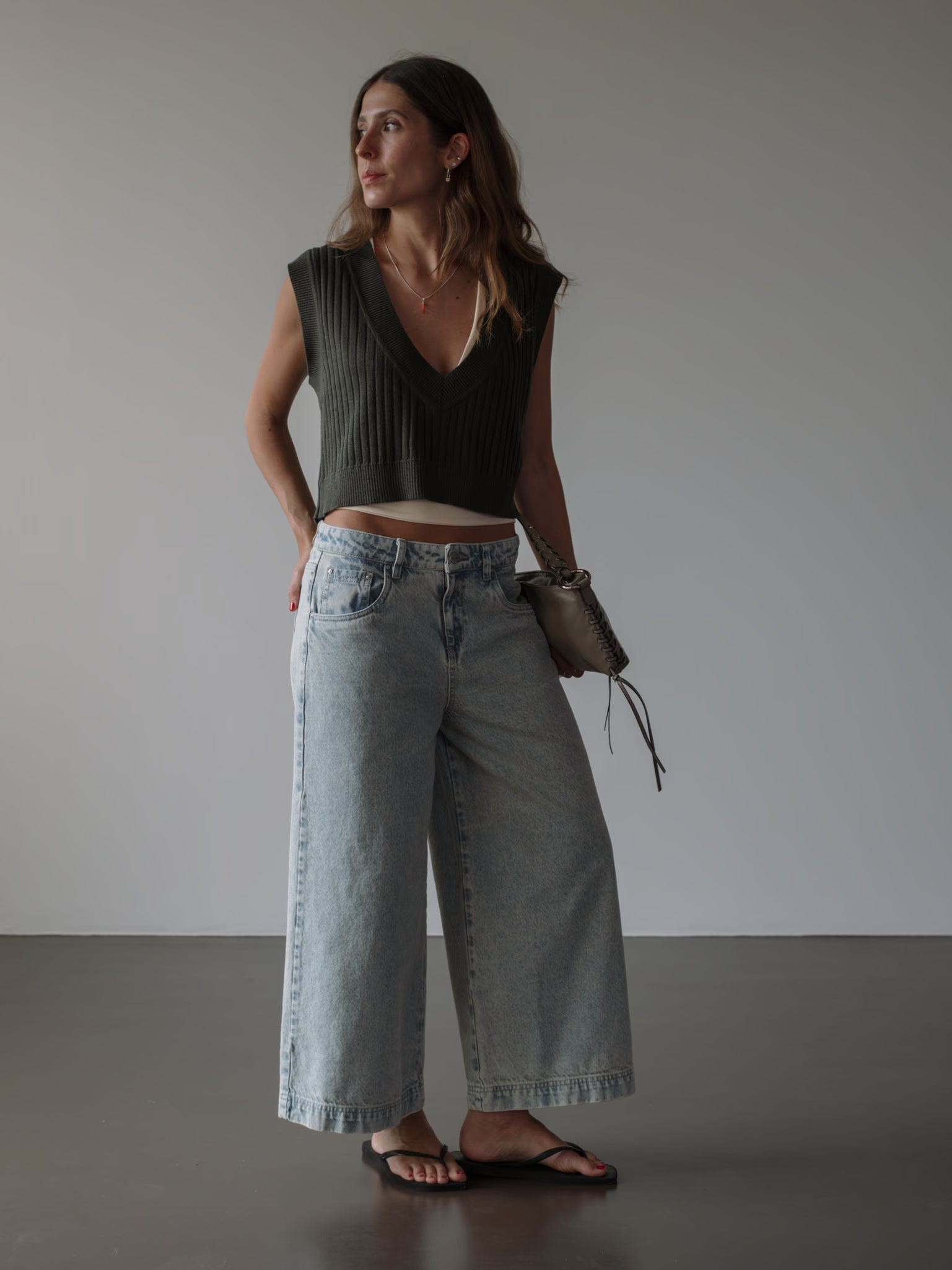 THE CULOTTE CLASSIC JEAN - NEW SOFT BLUE - imagen 7