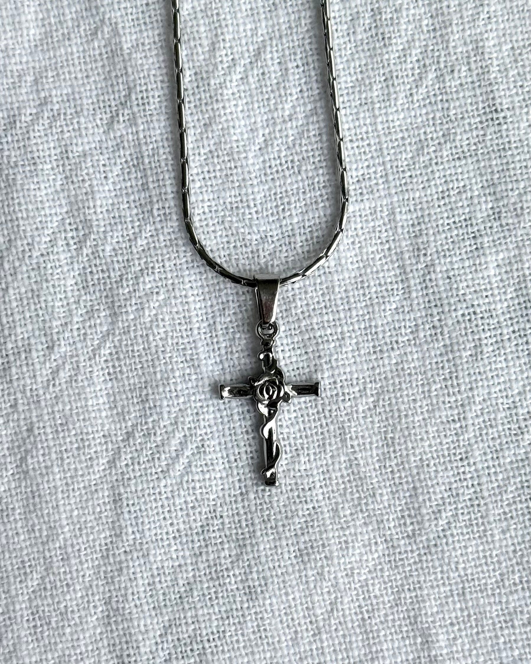 Cross n’ Rose - Silver - imagen 5