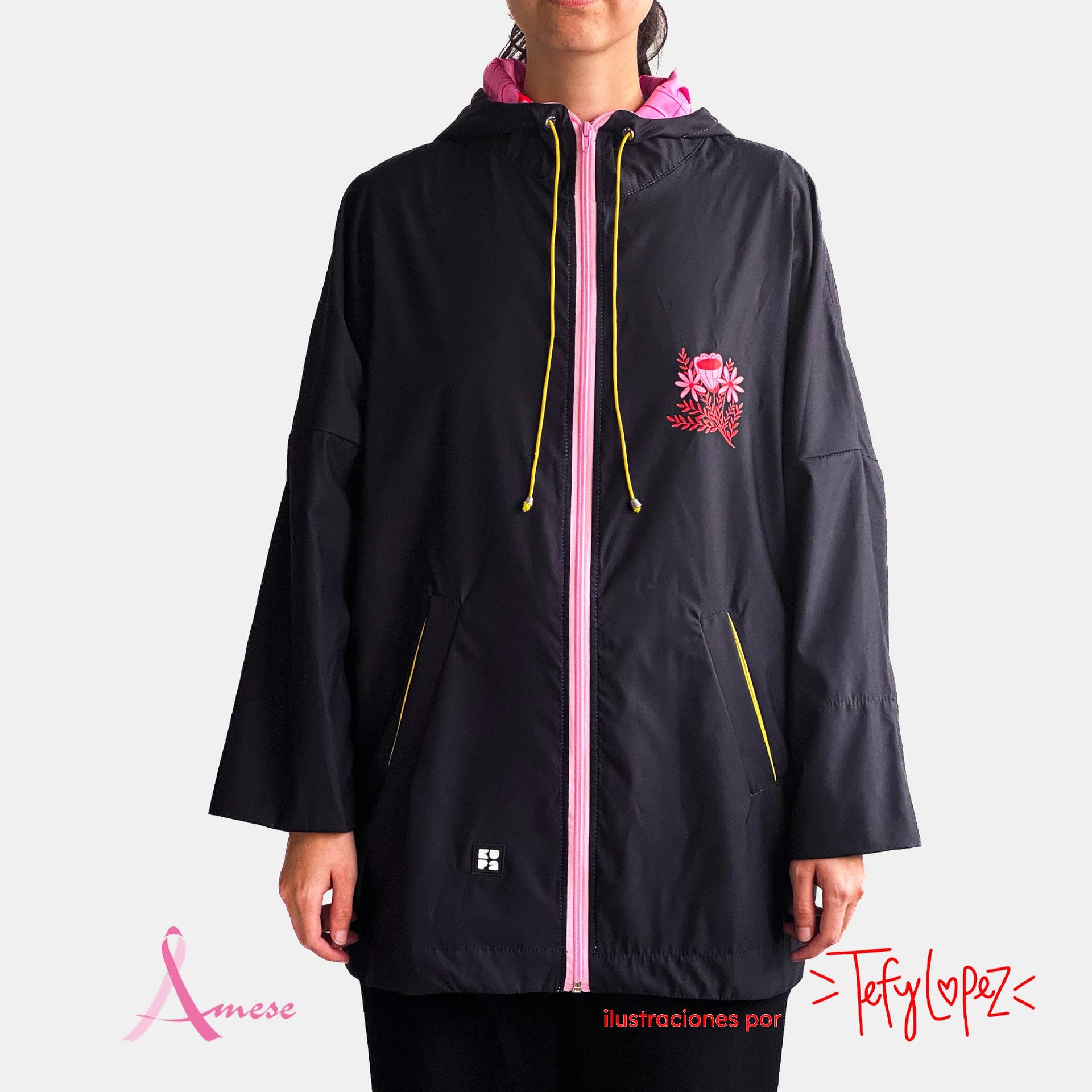 Chaqueta Oversize Leticia AMESE - Ilustrado por Tefy Lopez - imagen 1