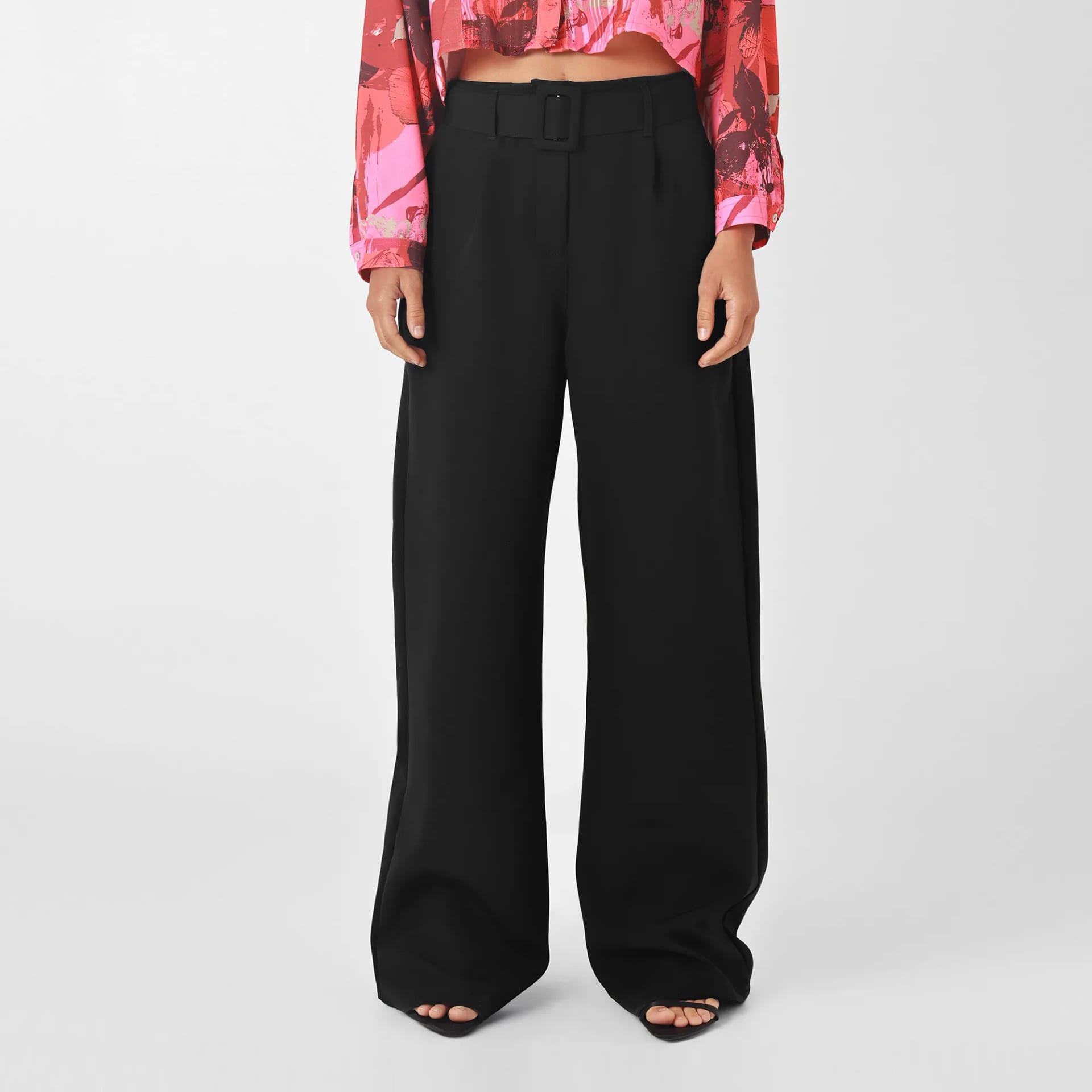 Pantalon Tiro Alto Bota Palazzo - imagen 4