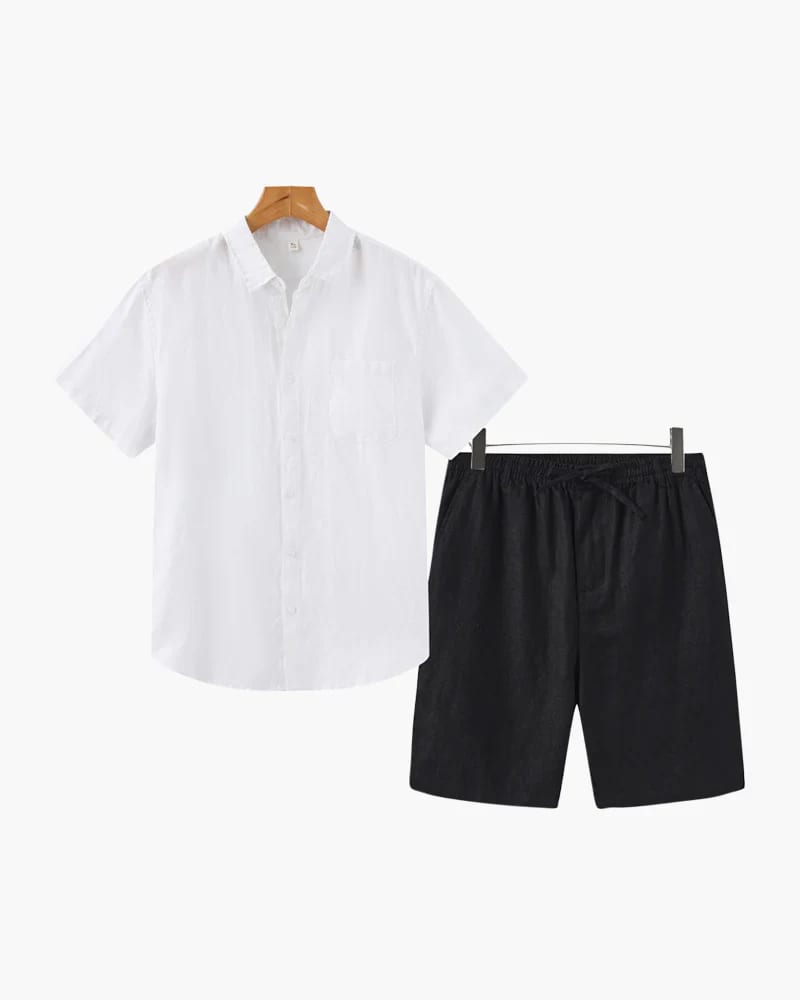 Old Money Linen Combo (Shorts) - imagen 6