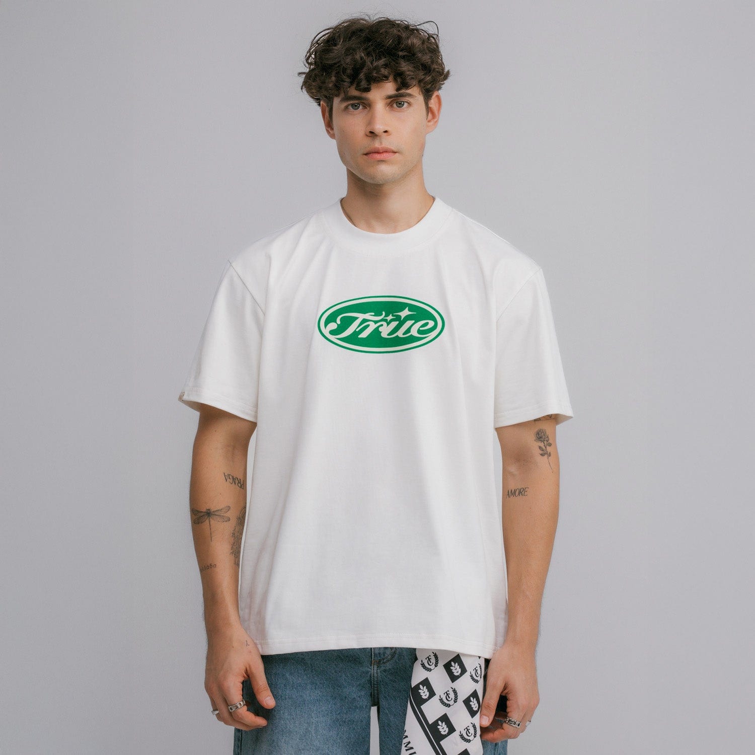 True Stamp T-Shirt - Cream - imagen 2