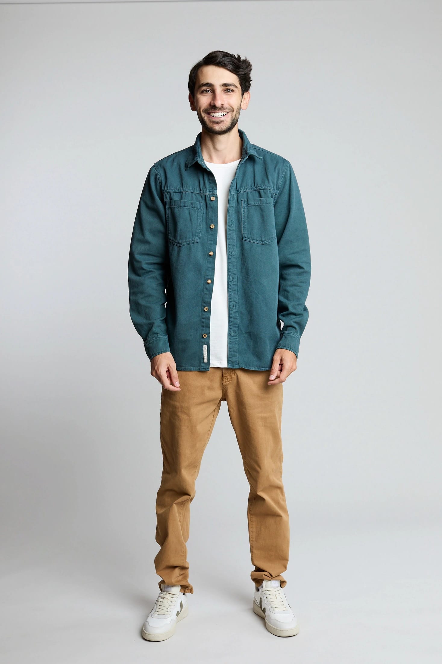 Sobrecamisa verde petróleo - imagen 3