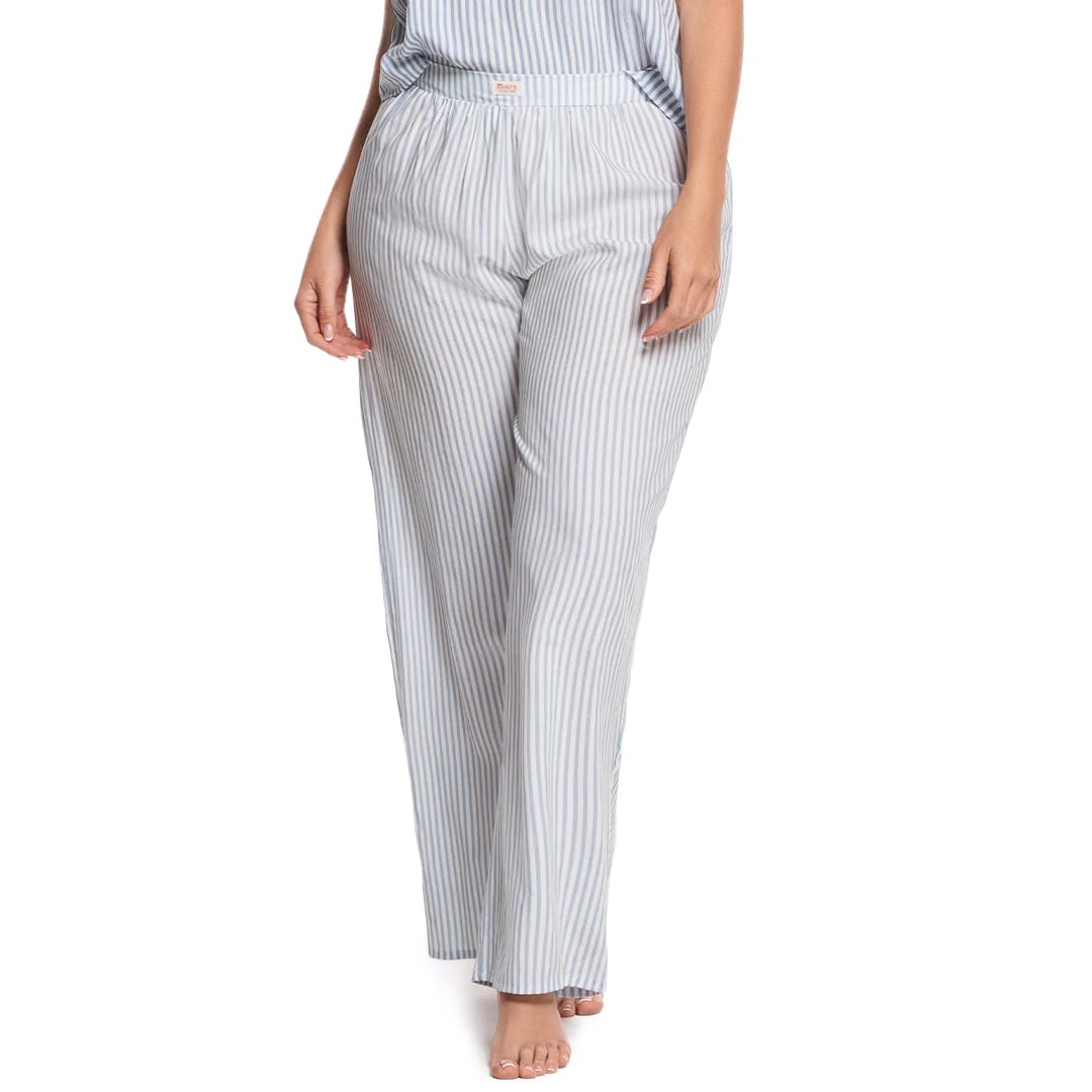 PANTALÓN DE PIJAMA CON ELÁSTICO EN CINTURA - imagen 2