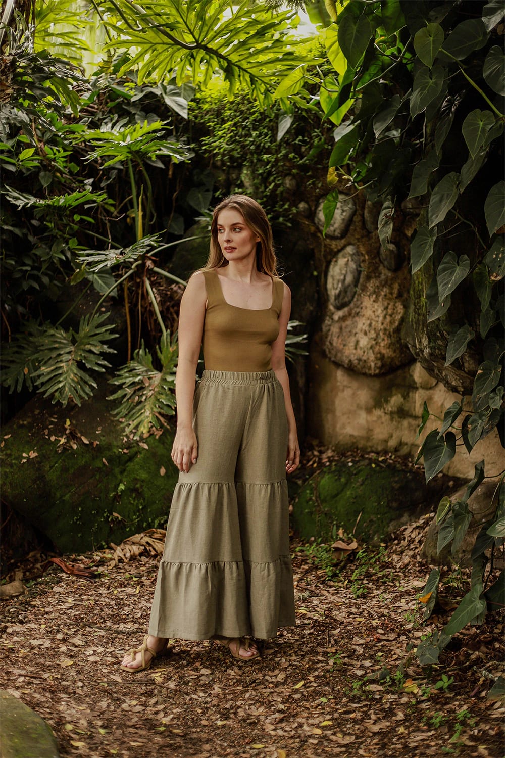 Capri Pants Verde - imagen 2
