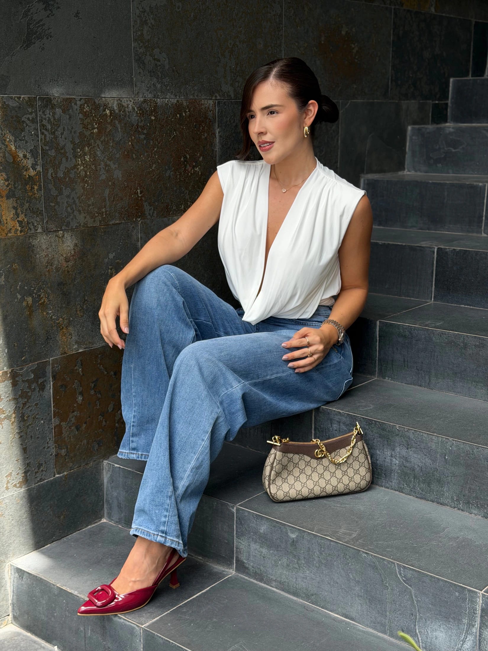 BLUSA PILAR BLANCO - imagen 2