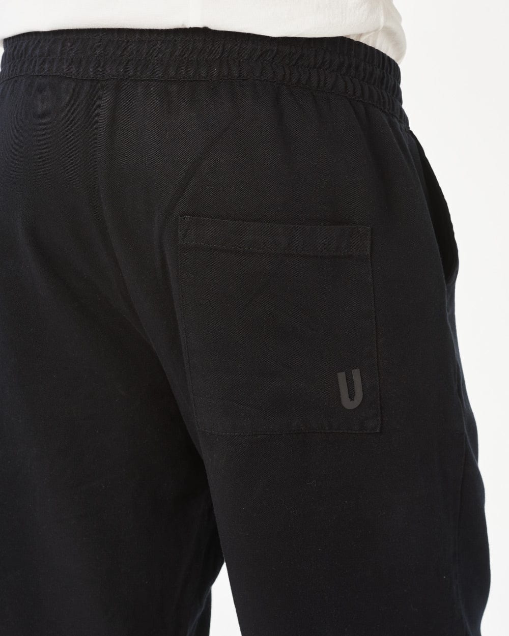 BLACK STATIONARY SHORTS - imagen 1