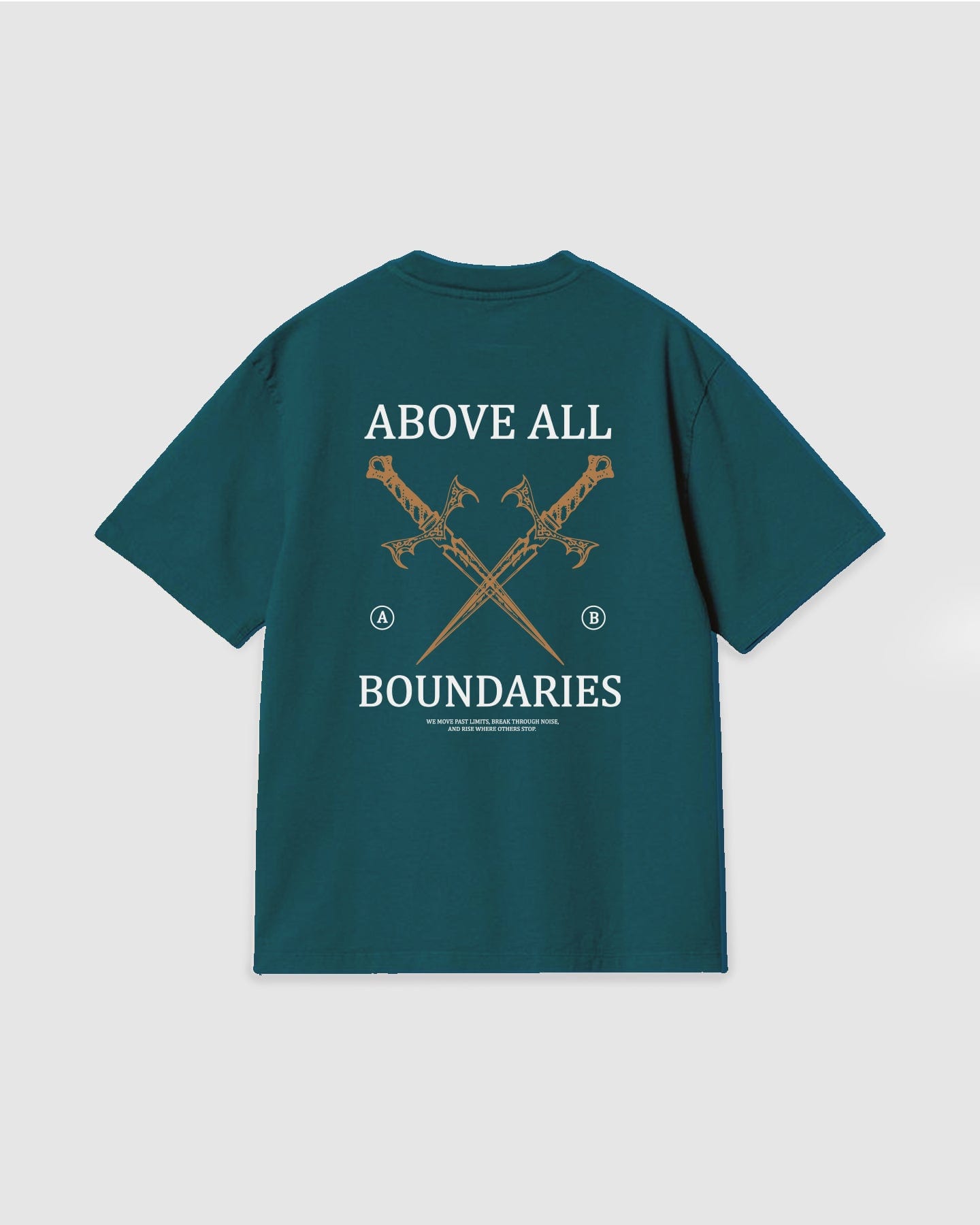 Oversized T Shirt Boundaries Dark Green - imagen 1
