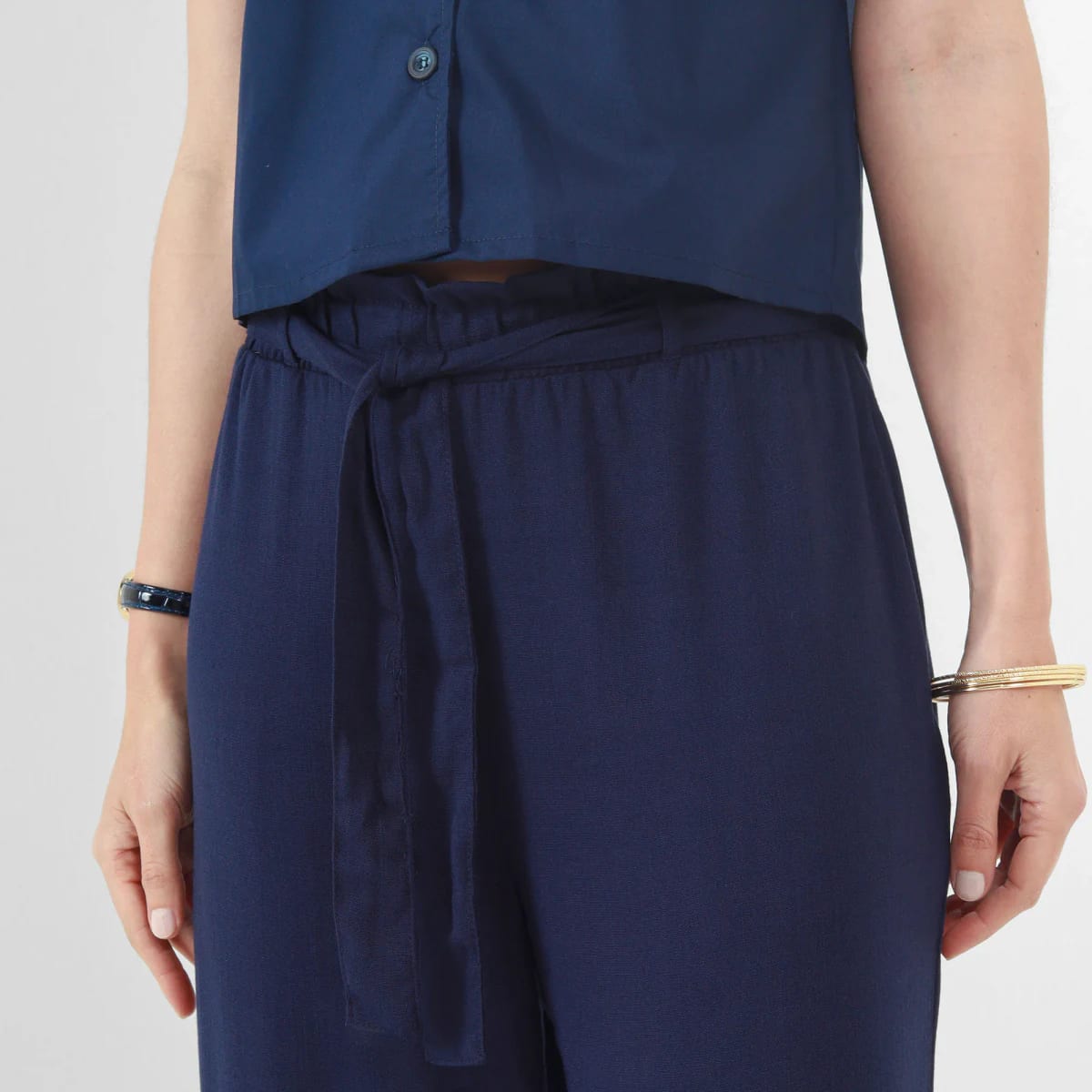 Pantalon Tiro Alto Bota Flare - imagen 2