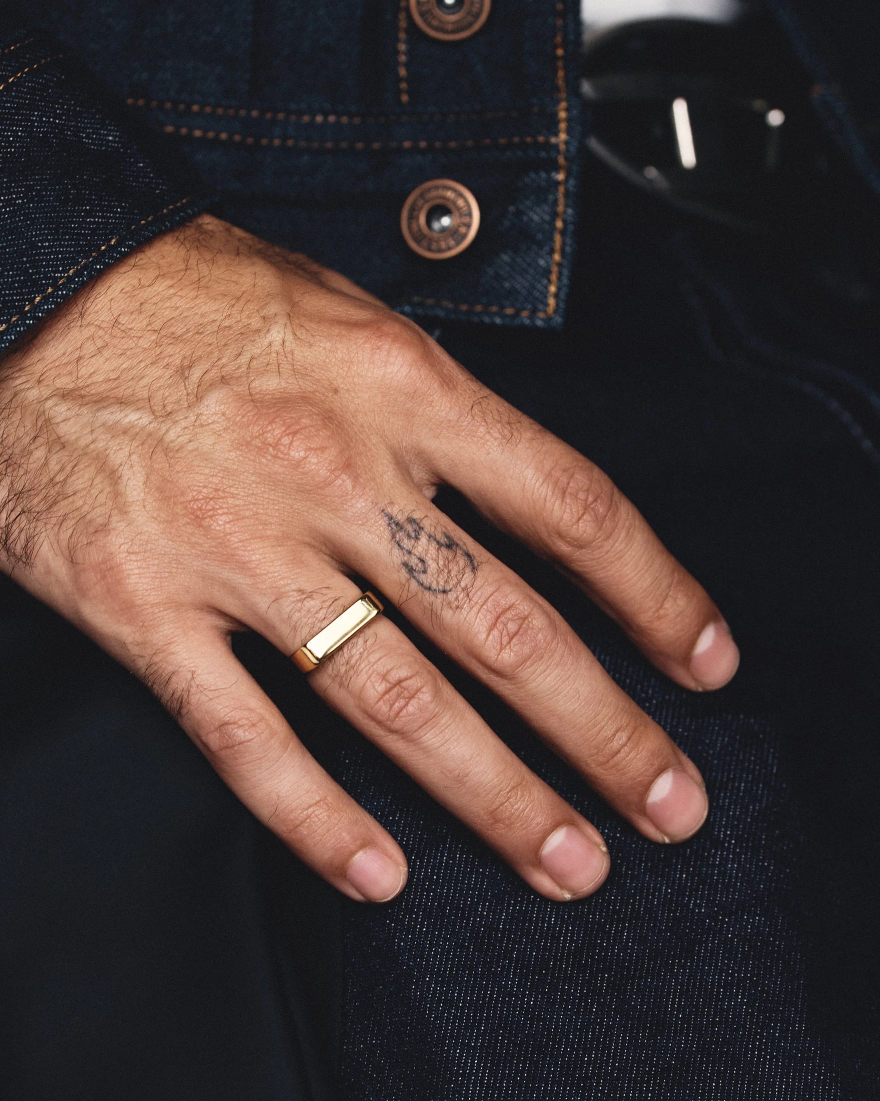 Anillo Slim Dorado - imagen 2