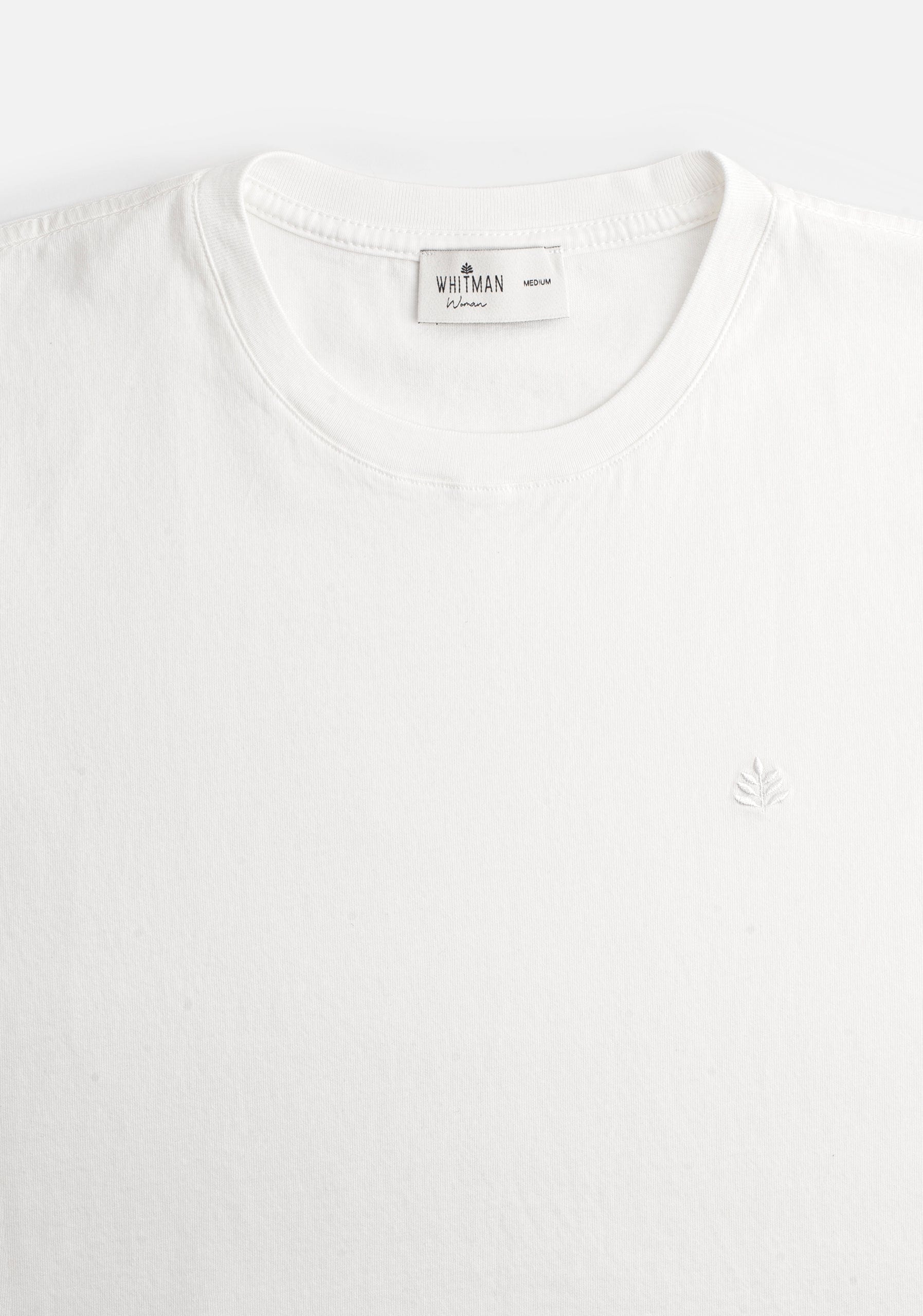 Camiseta M Unicolor CR L-Atn Marfil - imagen 3