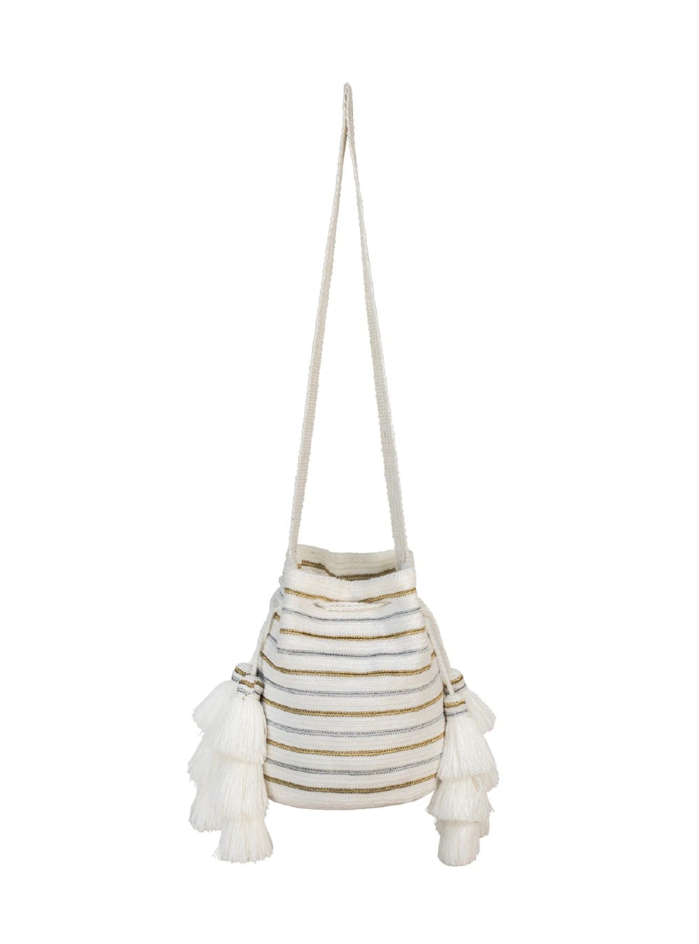 Mochila wayuu Silver Gold - imagen 1