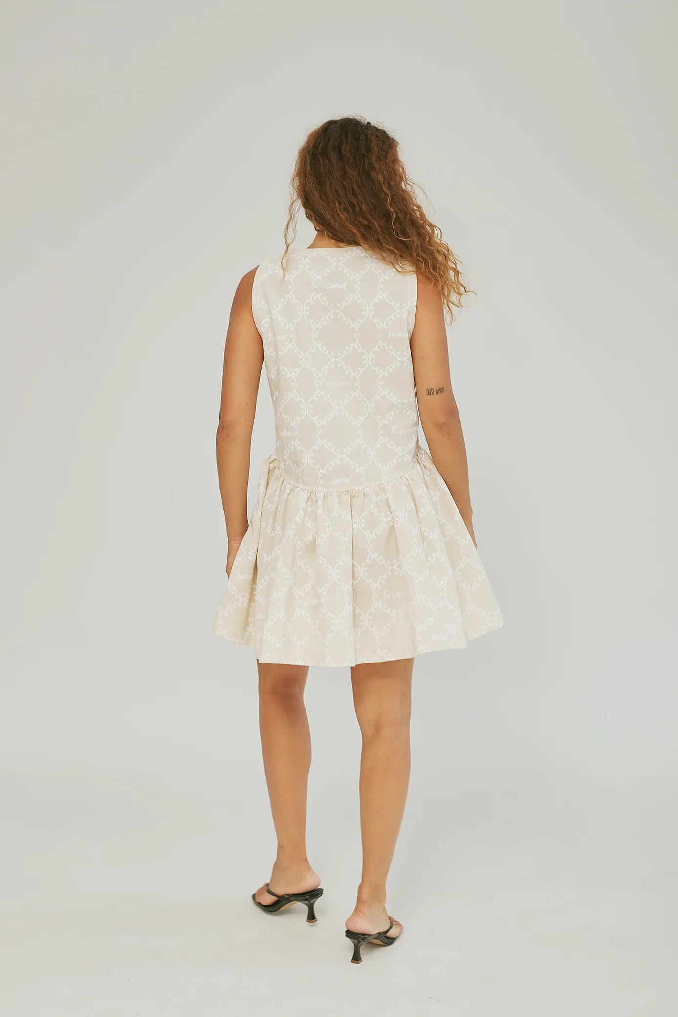 Vestido Azúcar Mantel Crudo - imagen 6