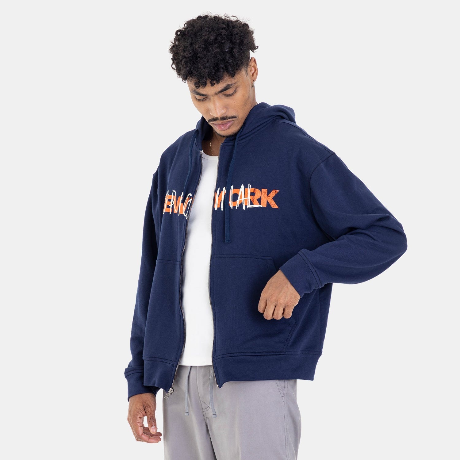 Zip Hoodie Regular Fit Dark Blue - imagen 2