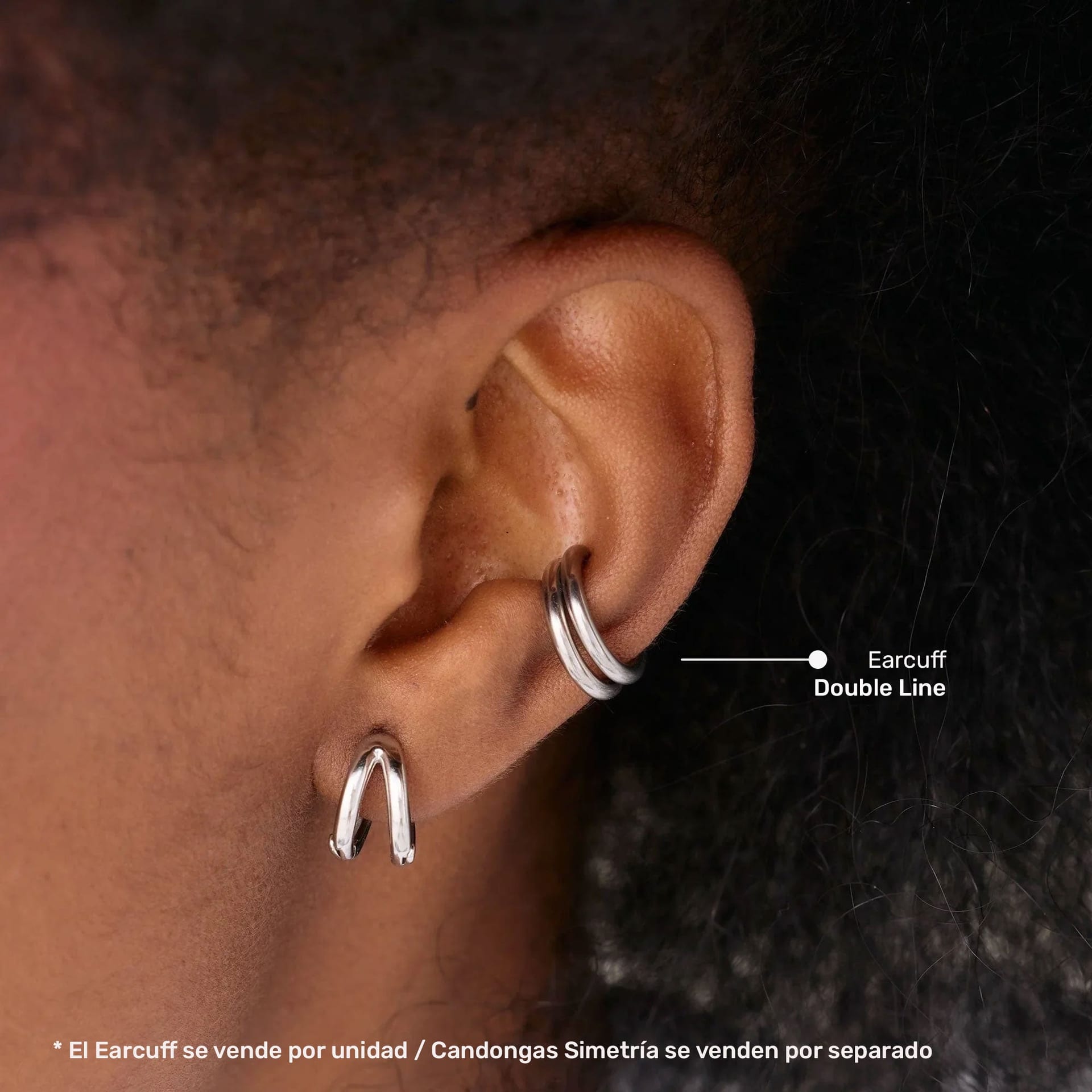 Earcuff Double line - imagen 3