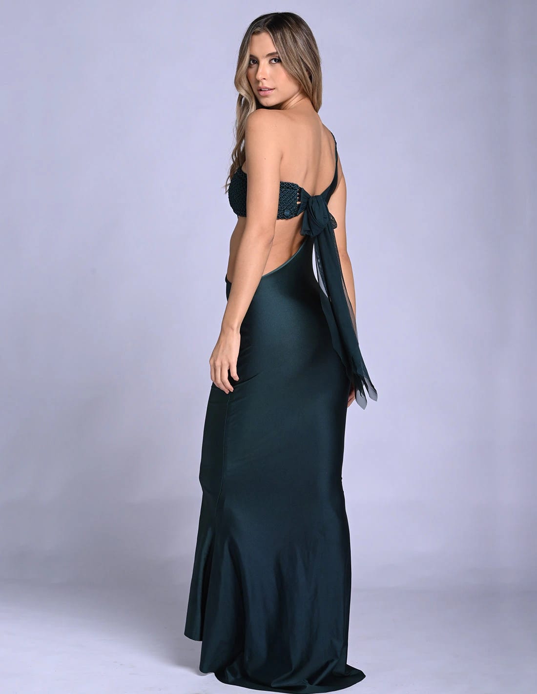 Vestido Kesha Dark Green - imagen 2