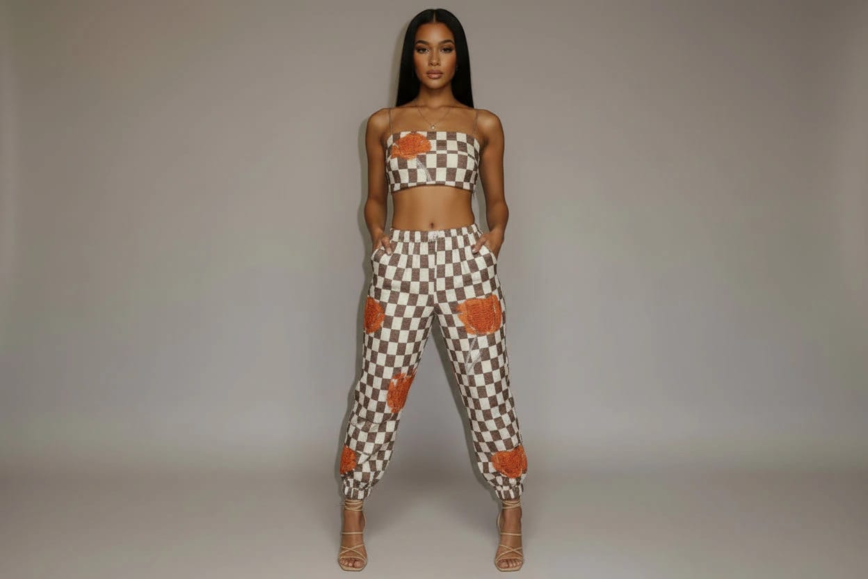 Laguna Sequin Crop Top - imagen 1