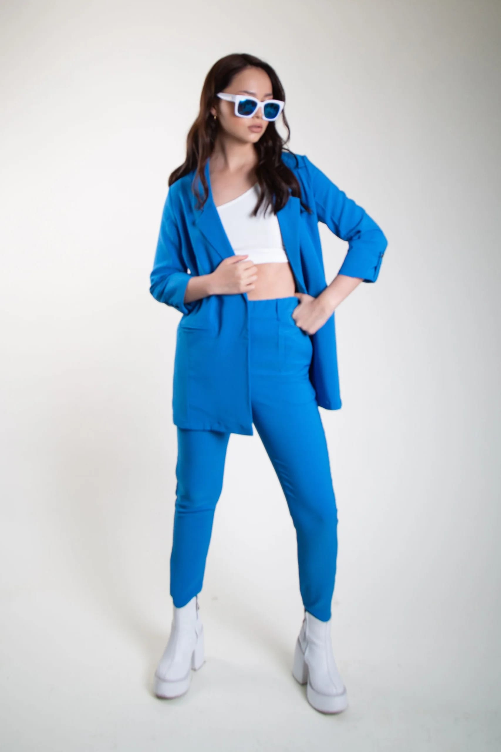 Pantalón Chaplin  Dama Azul Rey - imagen 2