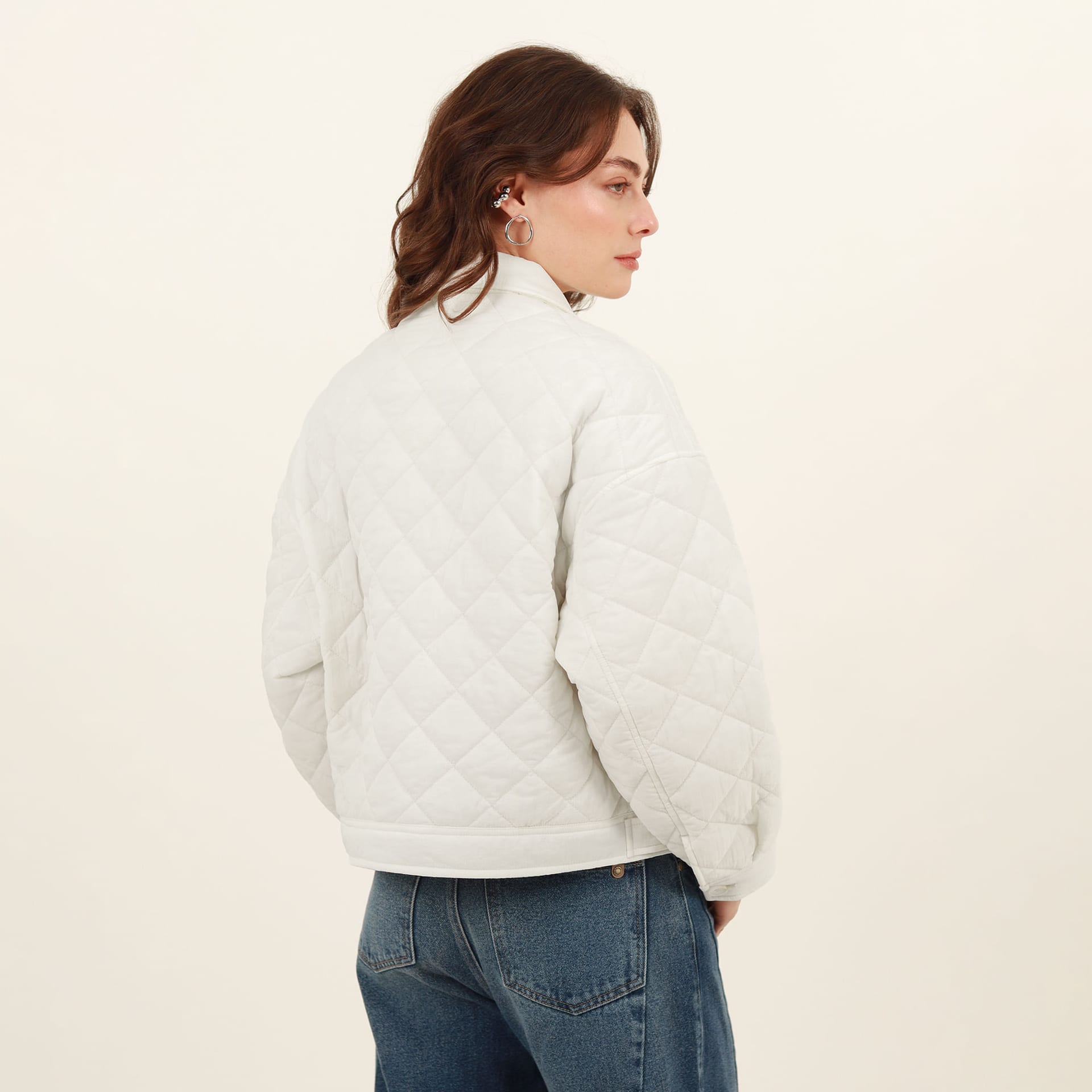 Chaqueta acolchada crop - imagen 10