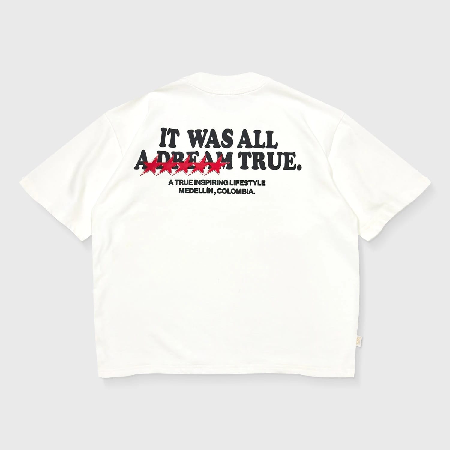 Dream True Boxy T-Shirt - Cream - imagen 1