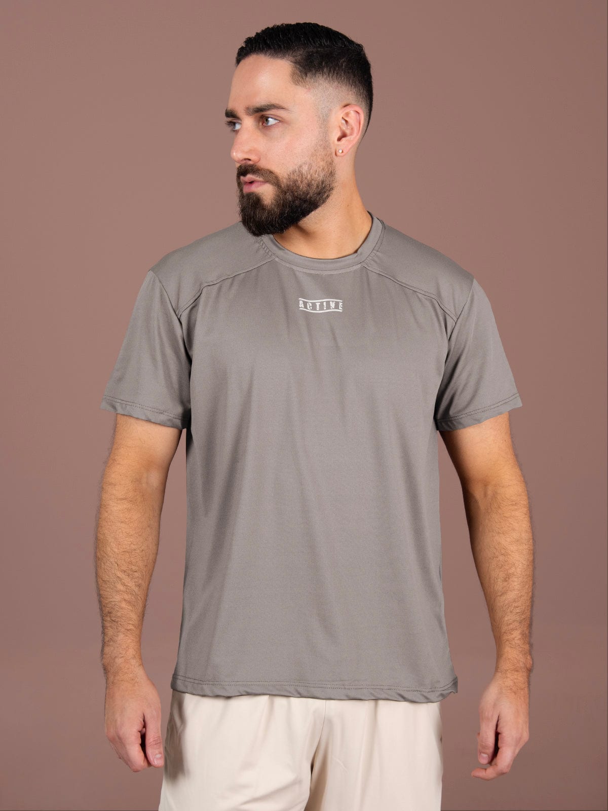 CAMISETA QATAR HOMBRE GRAY - imagen 1
