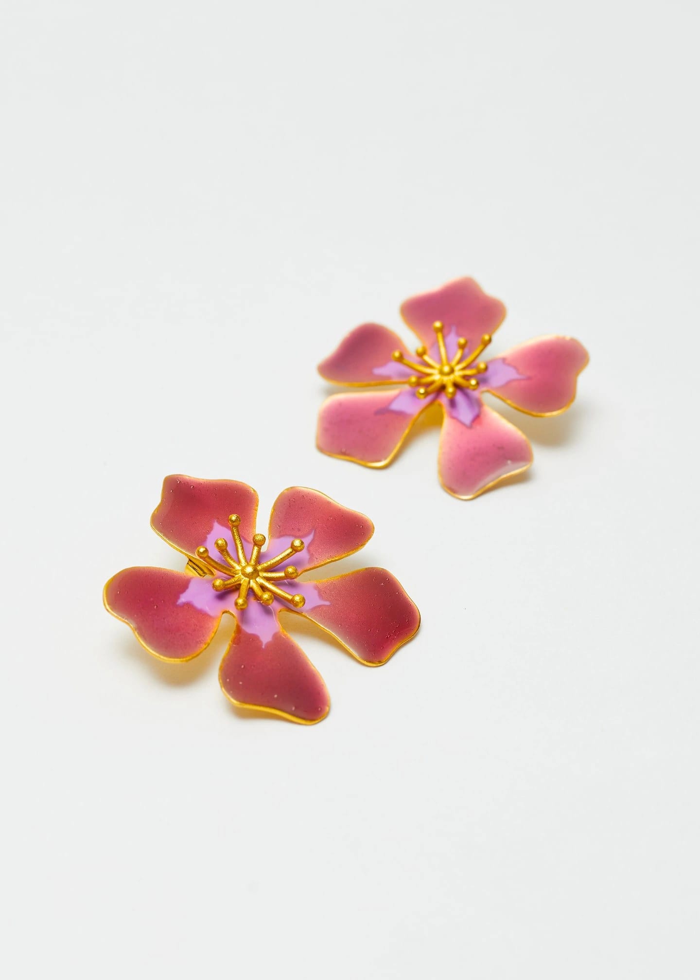 Aretes Aurora Maxi Burgundy - imagen 2