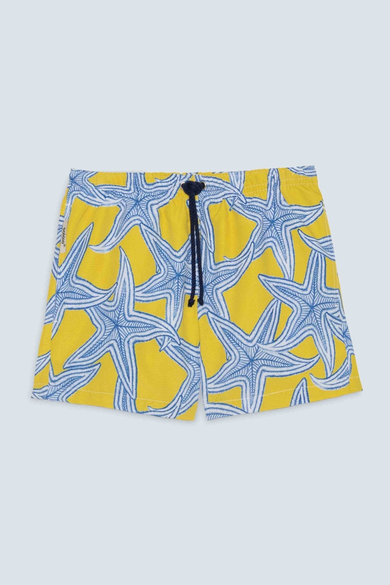 Men's star yellow swim trunk - imagen 1