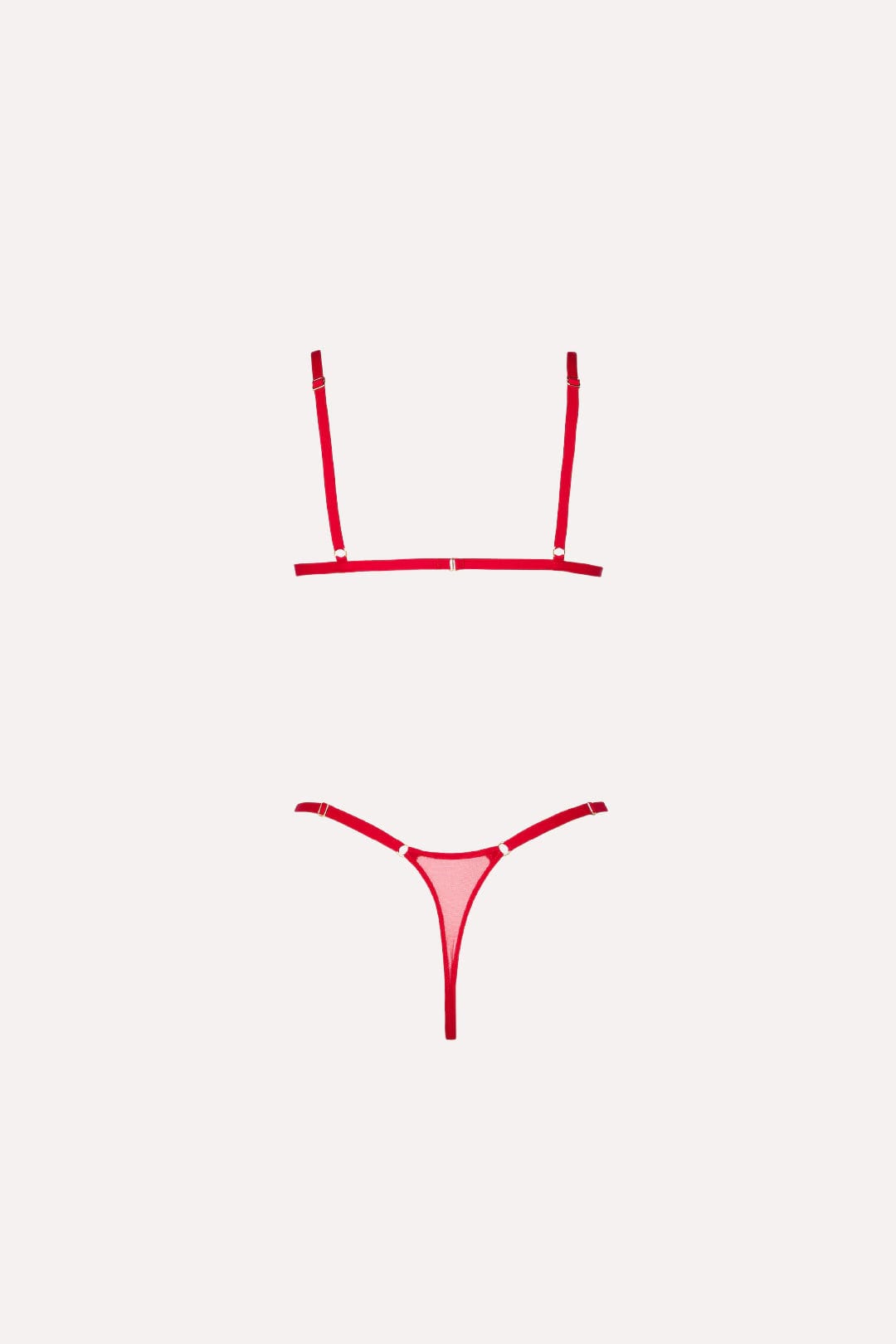 SET VOILE ROJO CEREZA - imagen 14