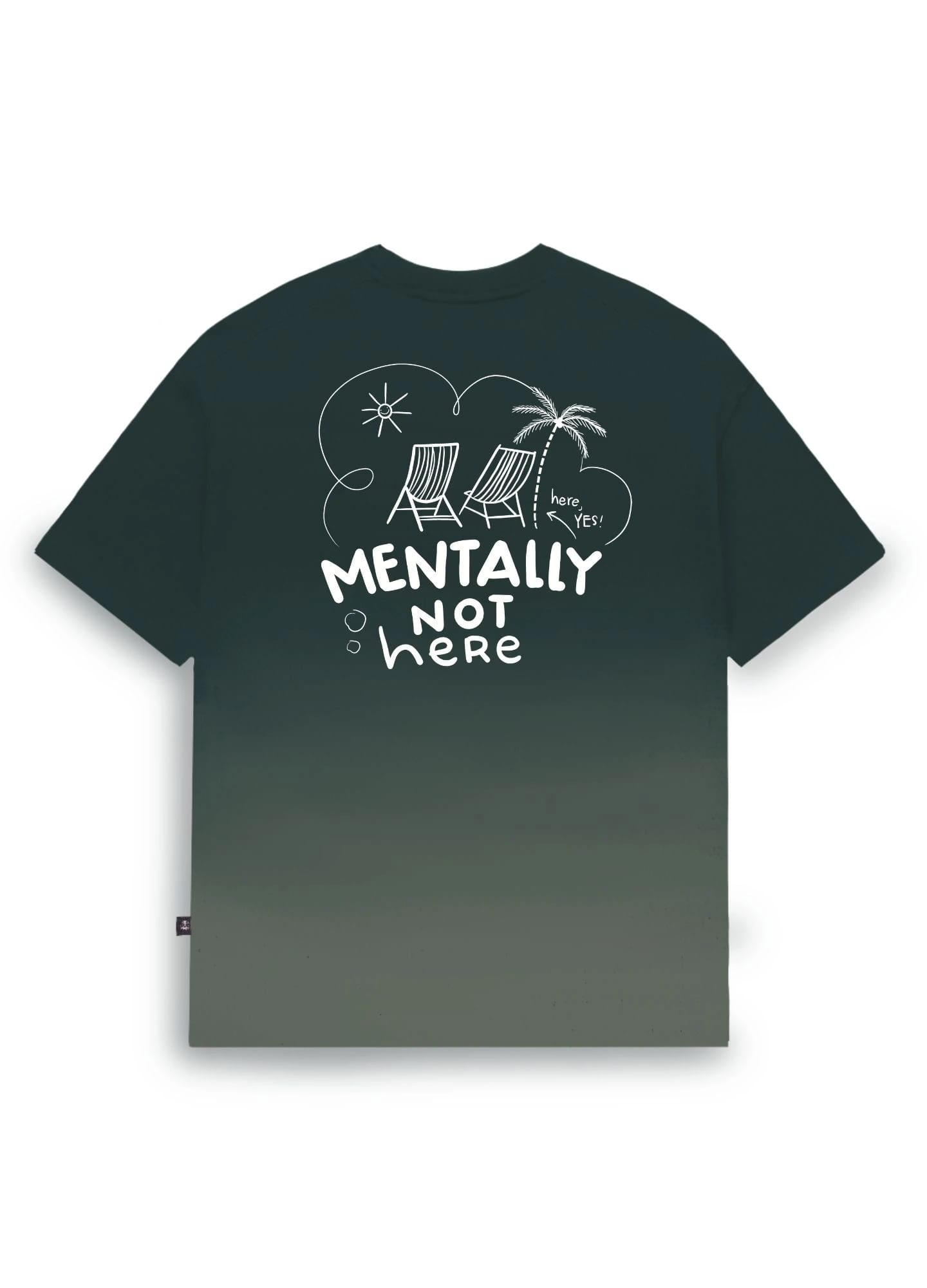 Mentally Not Here Boxy Fit - Verde Gradiente - imagen 1