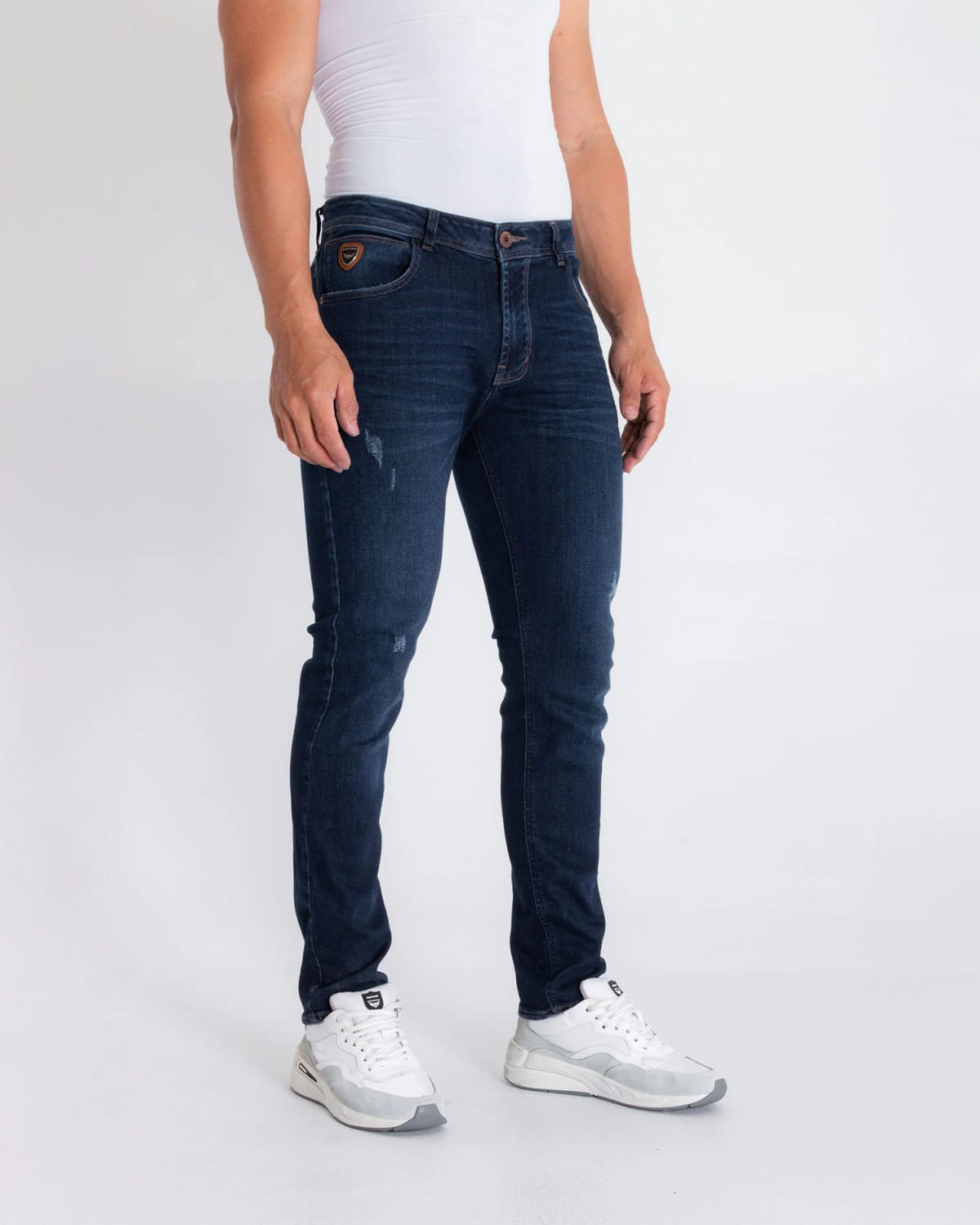 Jean slim tono oscuro para hombre - imagen 2
