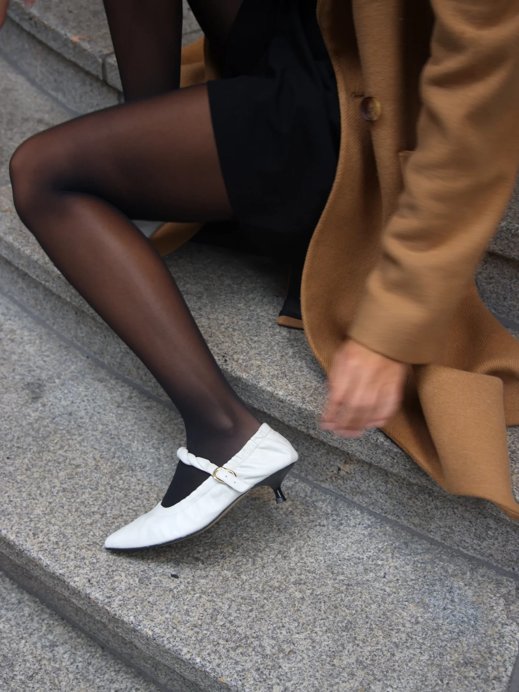 DONELLA OFF WHITE HEELS - imagen 11