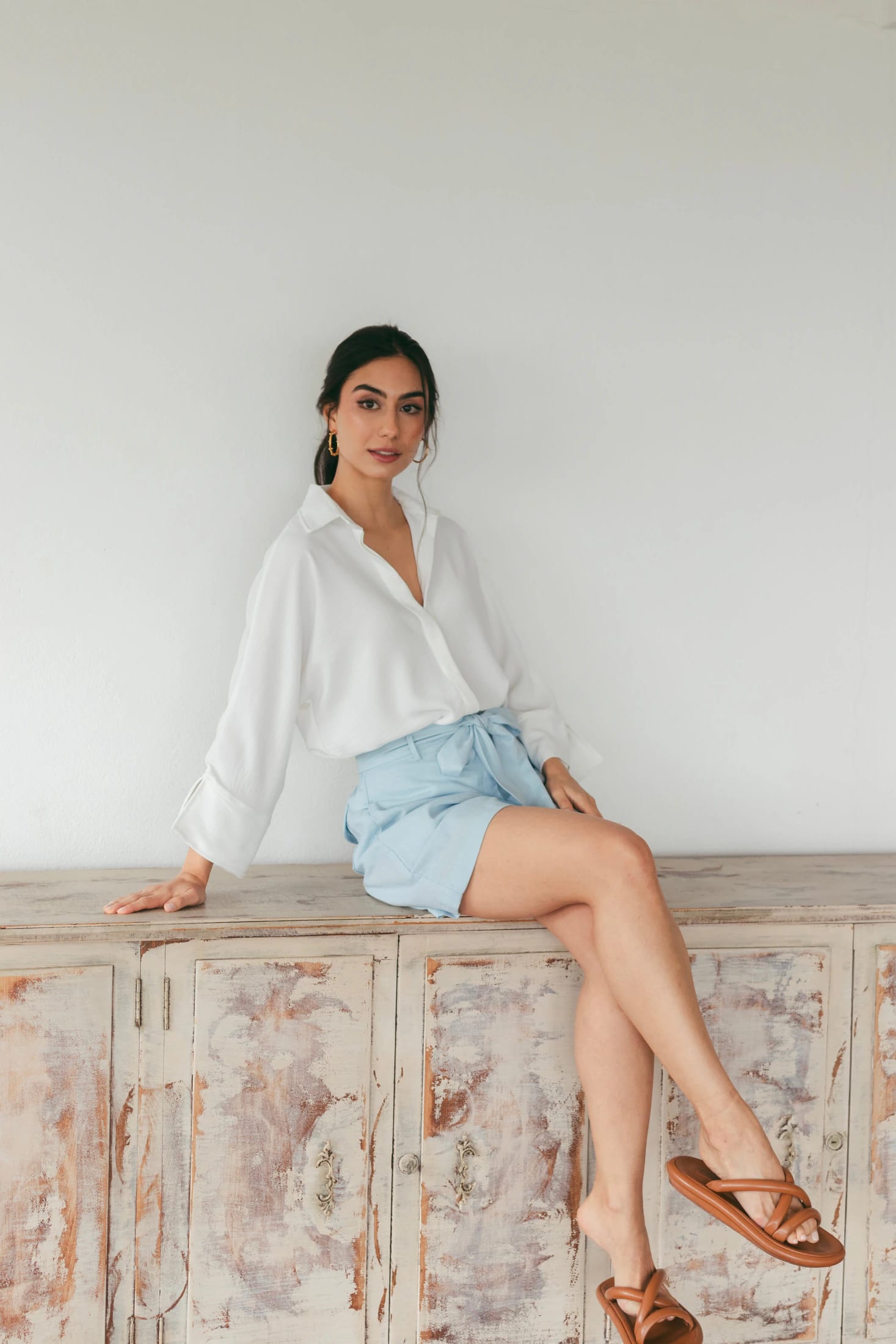 Amelia Blouse - Ivory - imagen 3