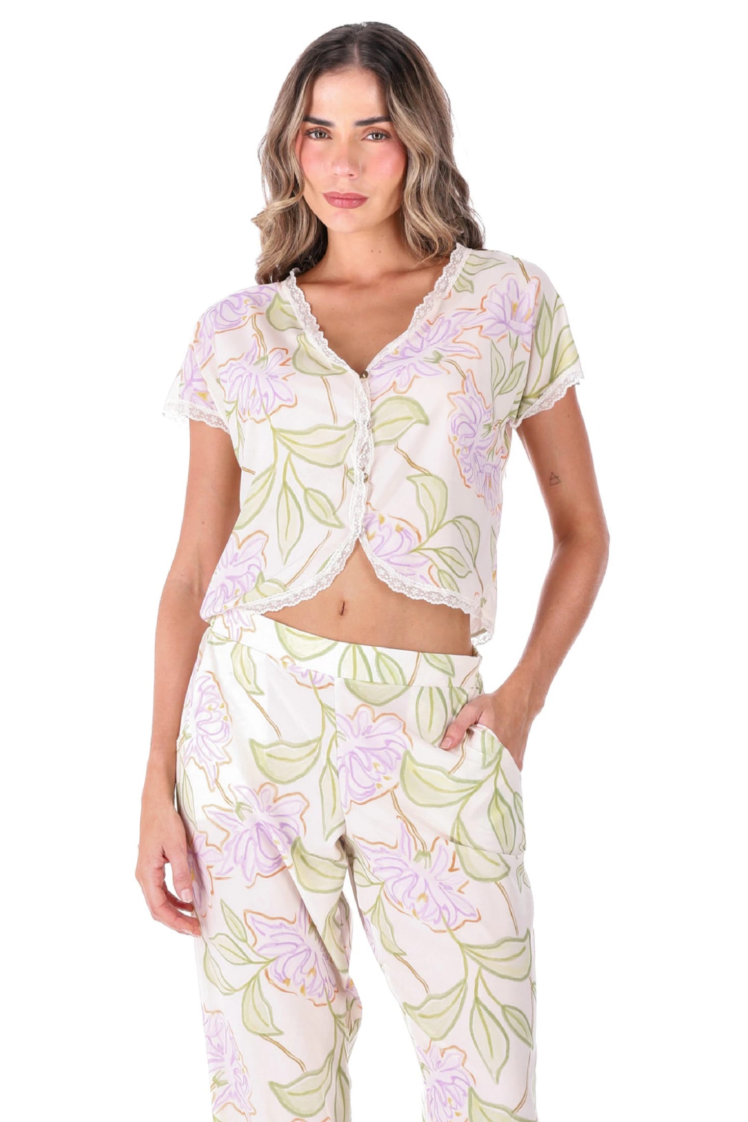 PIJAMA PANTALON ELLIPSE ESTAMPADO - imagen 1