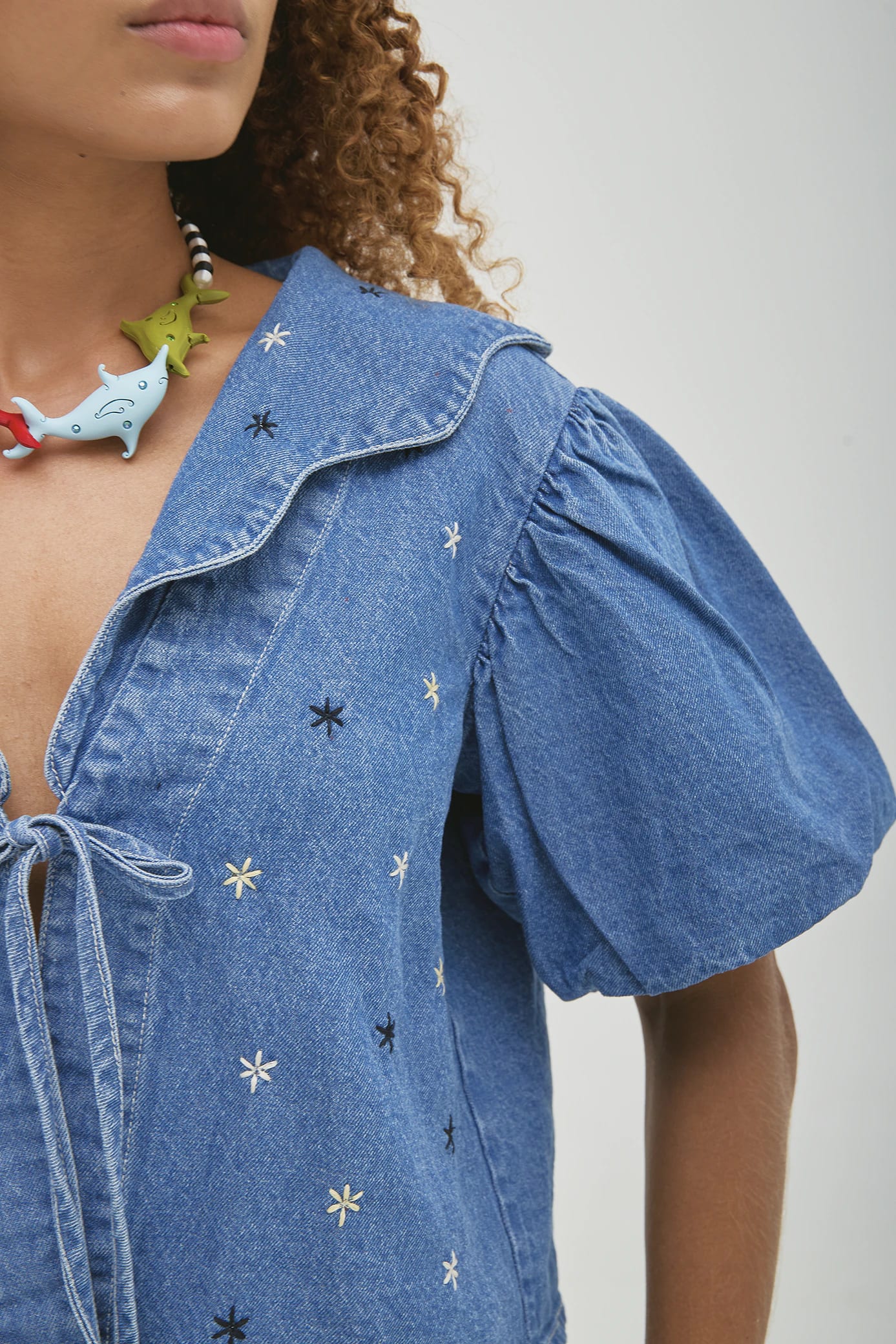 Marea Top Estrellas Denim - imagen 6