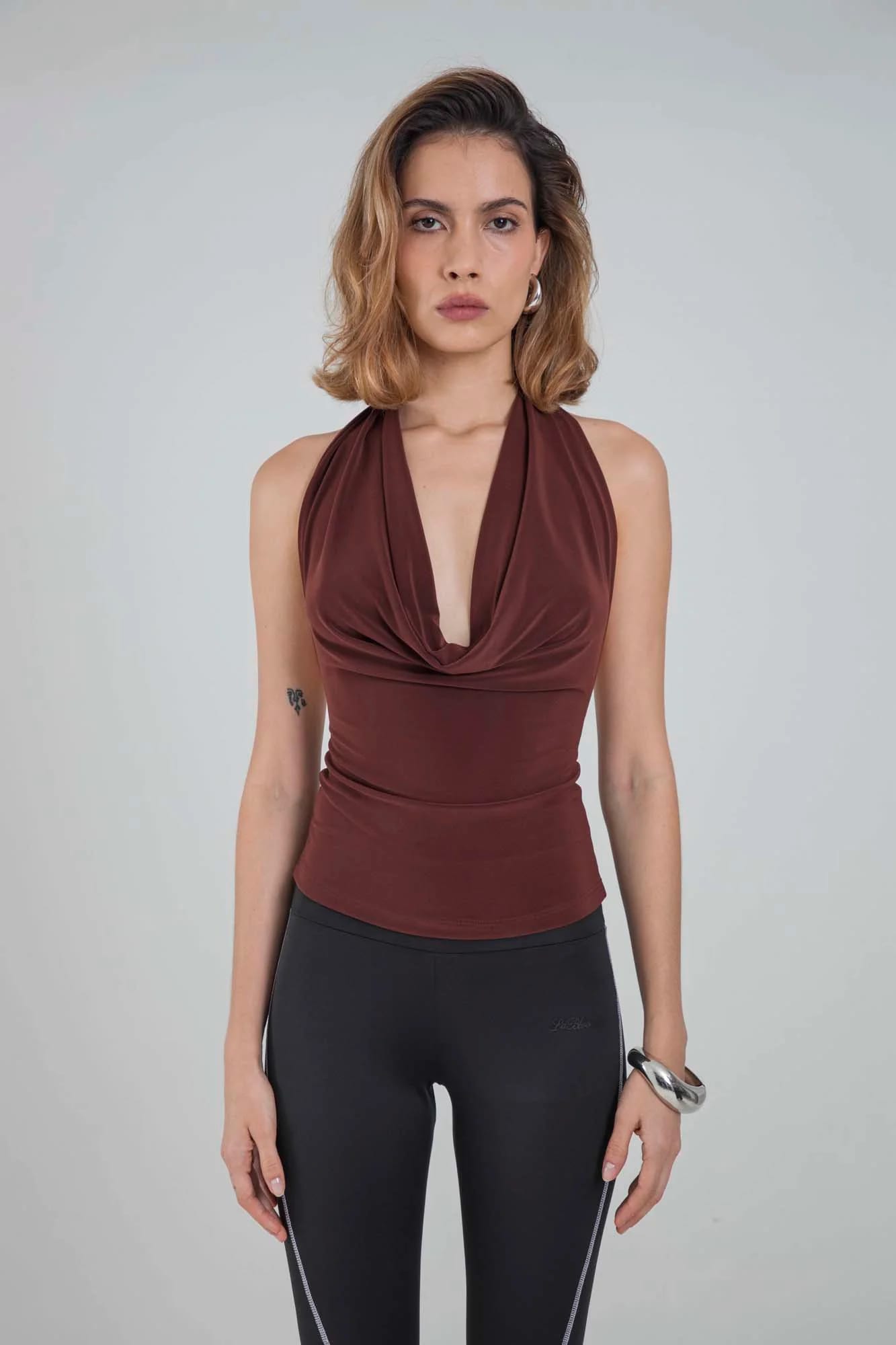 OPHELIA BROWN TOP - imagen 13