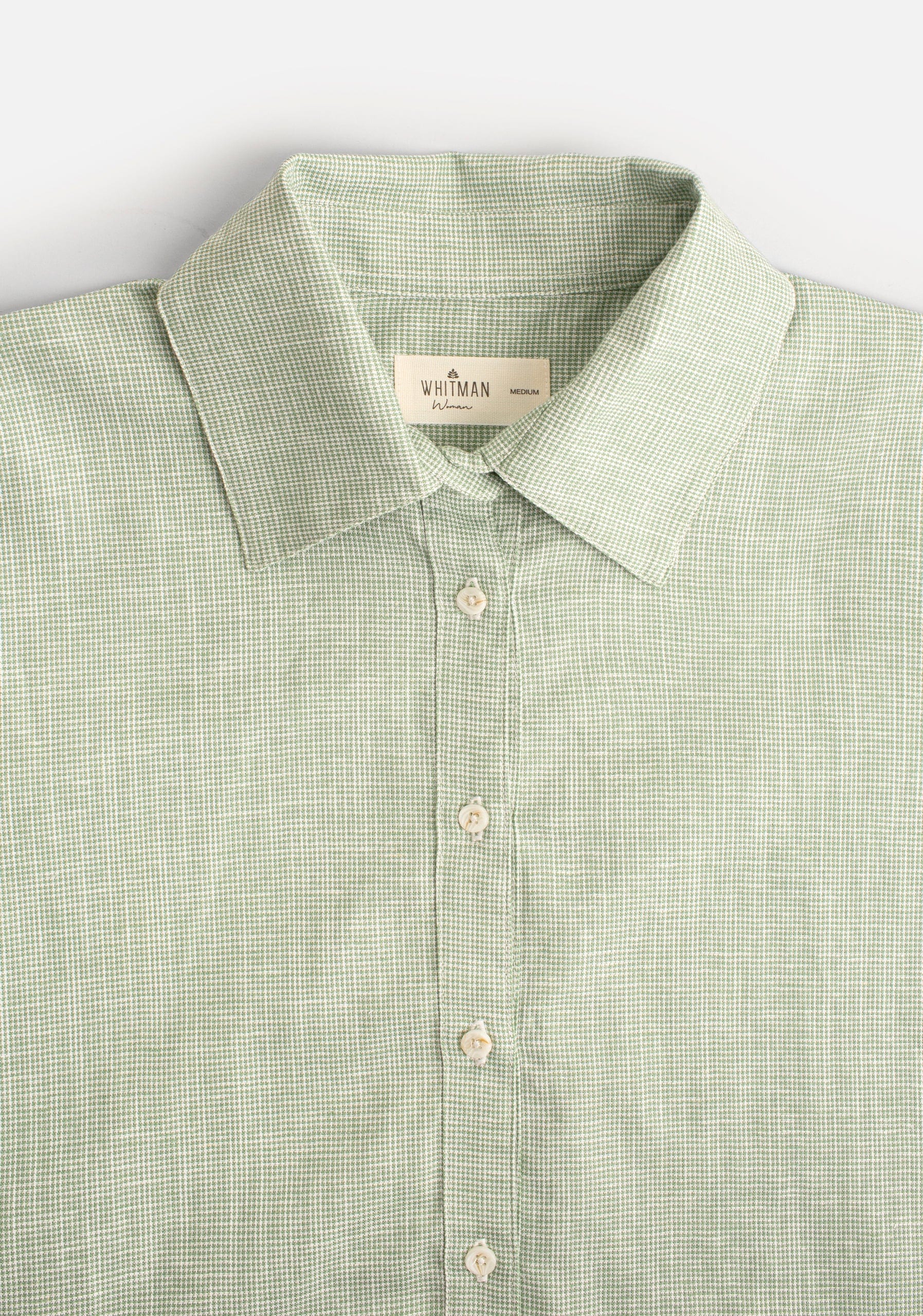 Camisa M Marianne Cuadros Verde Med - imagen 6