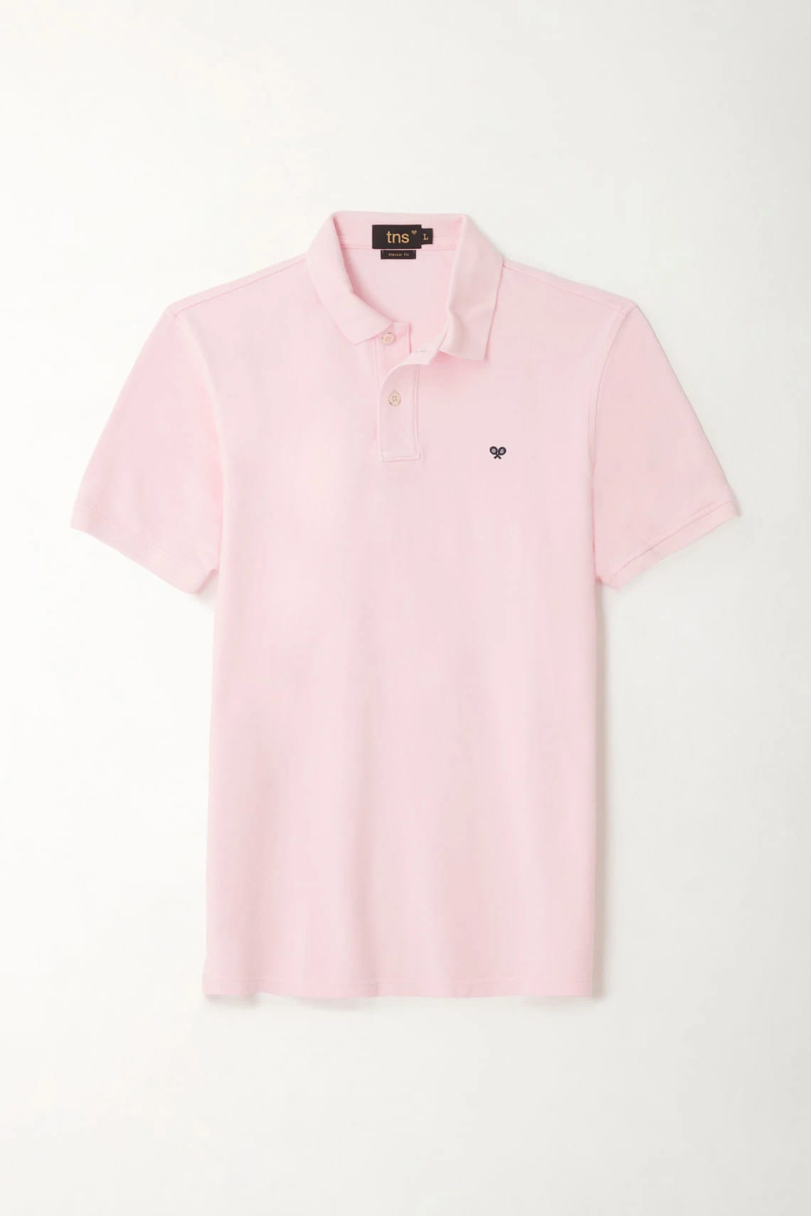 Polo rosada con raqueta multicolor de ajuste cómodo para hombre con acabado ligero - imagen 2