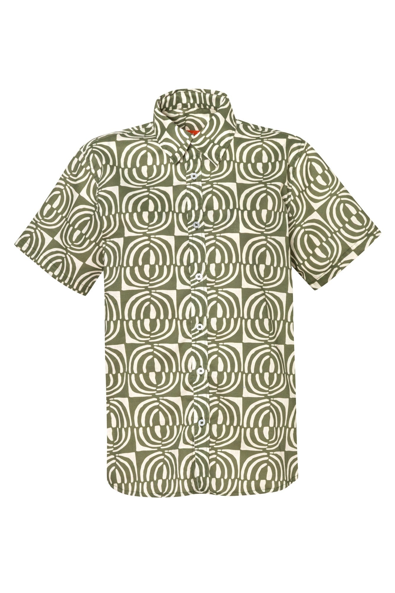 Camisa Manga Corta Duna Olive - imagen 1