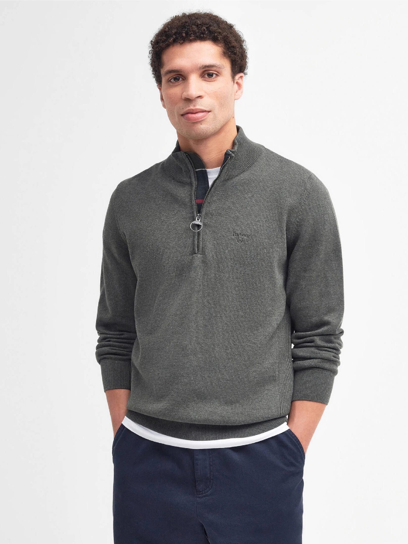 Cotton Quarter-Zip Jumper - imagen 3