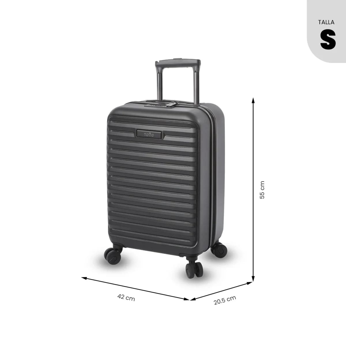 Maleta de Cabina 360 Helios S1 2.0 10 kilos Negra - imagen 10