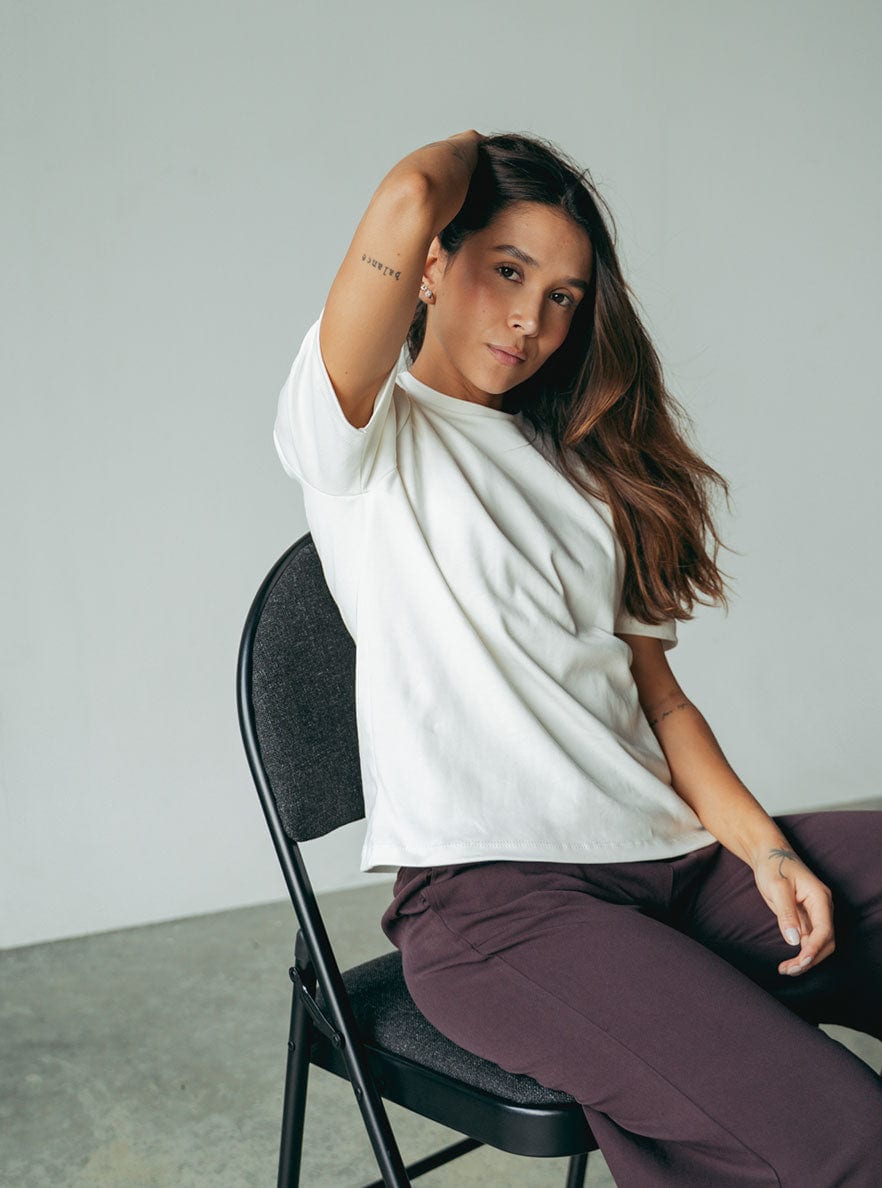 Wide Tee Sugar - imagen 6