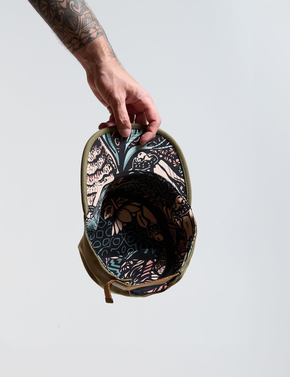 Gorra Rebel Hat verde militar - imagen 3