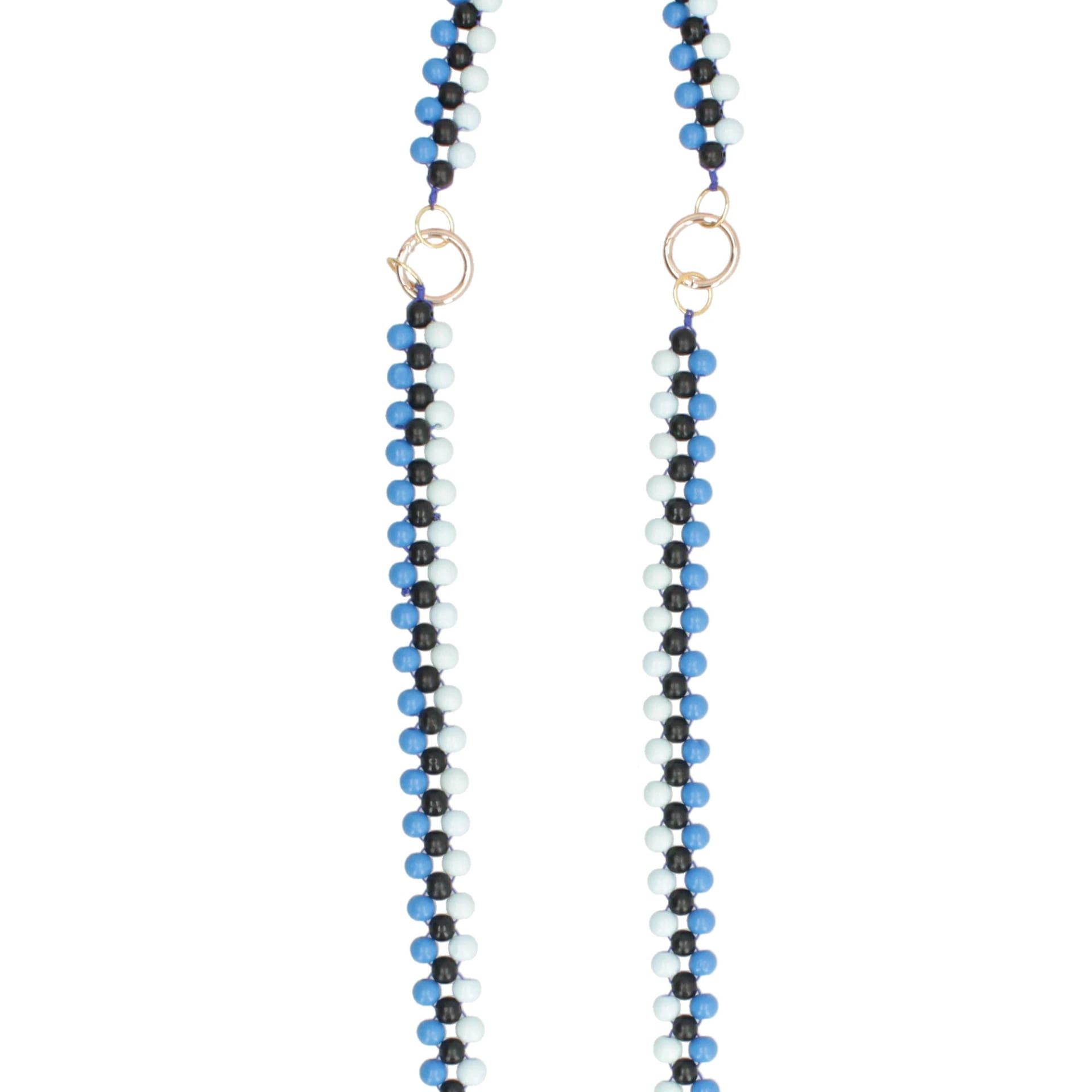 Strap Viajero En Chaquira De Madera - Luna Oscura - imagen 3
